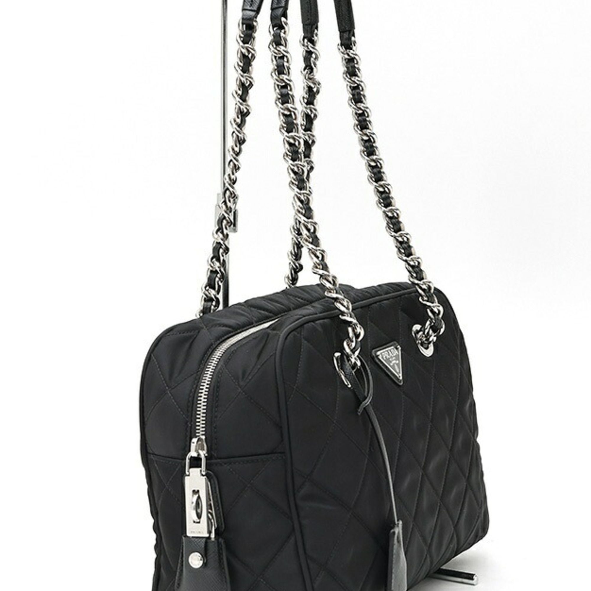 Fabric Boston Bag Shoulder Bag (Pre-Owned) - Prada - Modalova