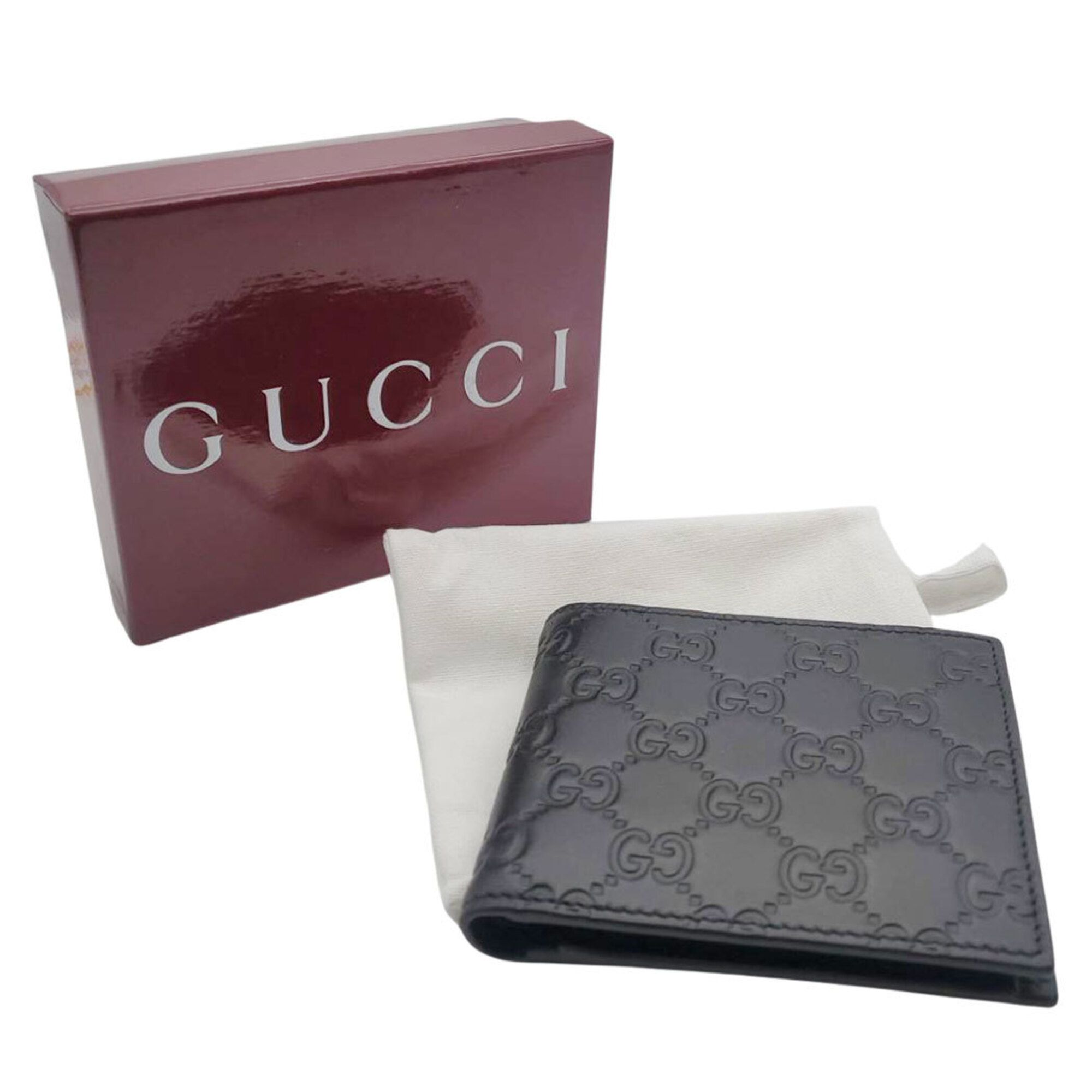 Leather Wallet (Bi-Fold) (Pre-Owned) - Gucci - Modalova