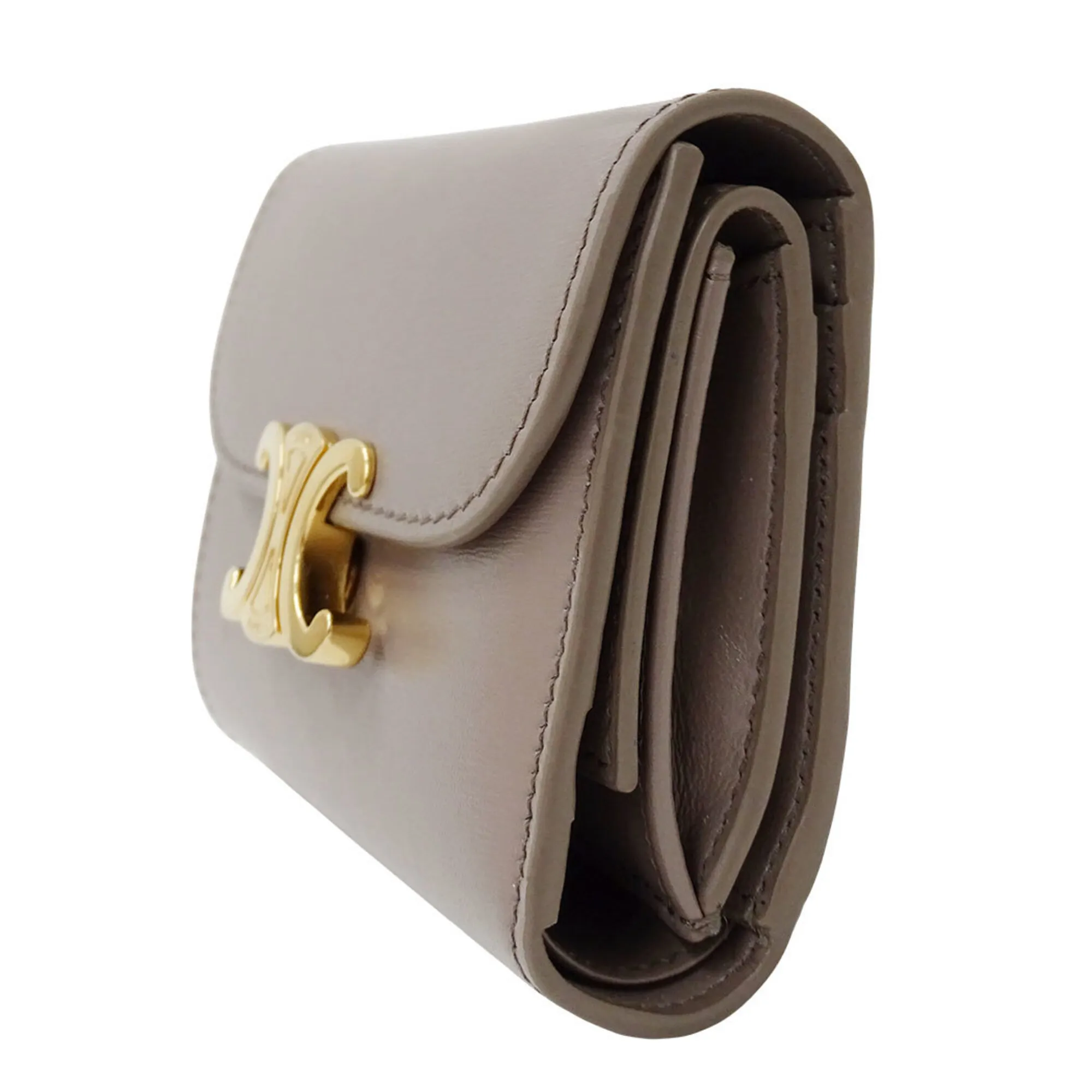 Leather Wallet (Tri-Fold) (Pre-Owned) - Celine - Modalova