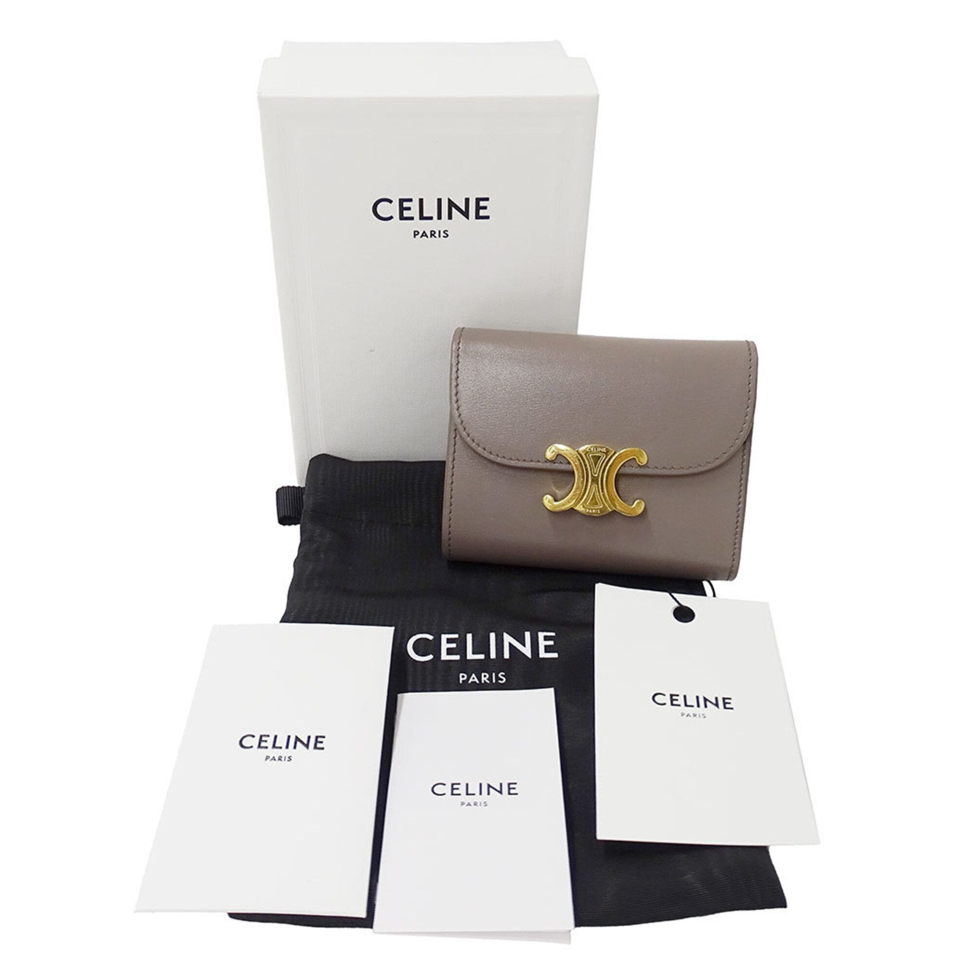 Leather Wallet (Tri-Fold) (Pre-Owned) - Celine - Modalova