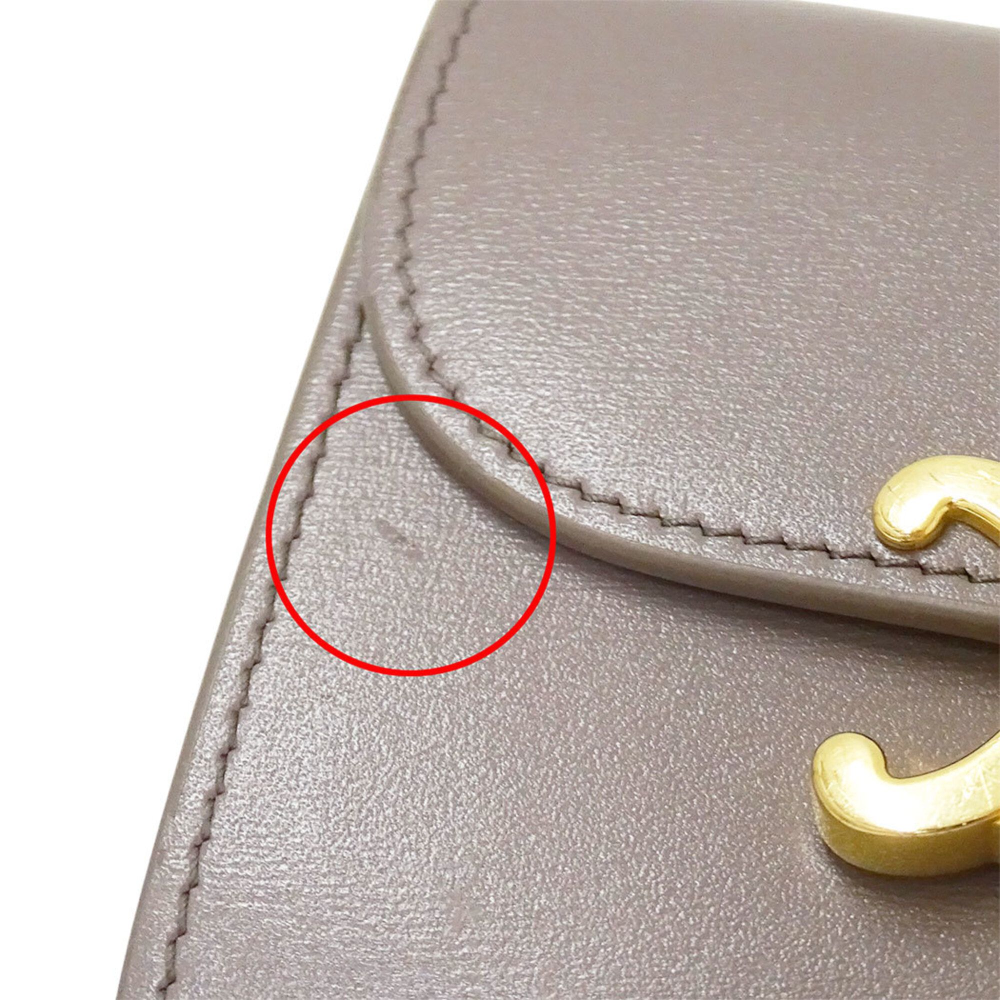 Leather Wallet (Tri-Fold) (Pre-Owned) - Celine - Modalova