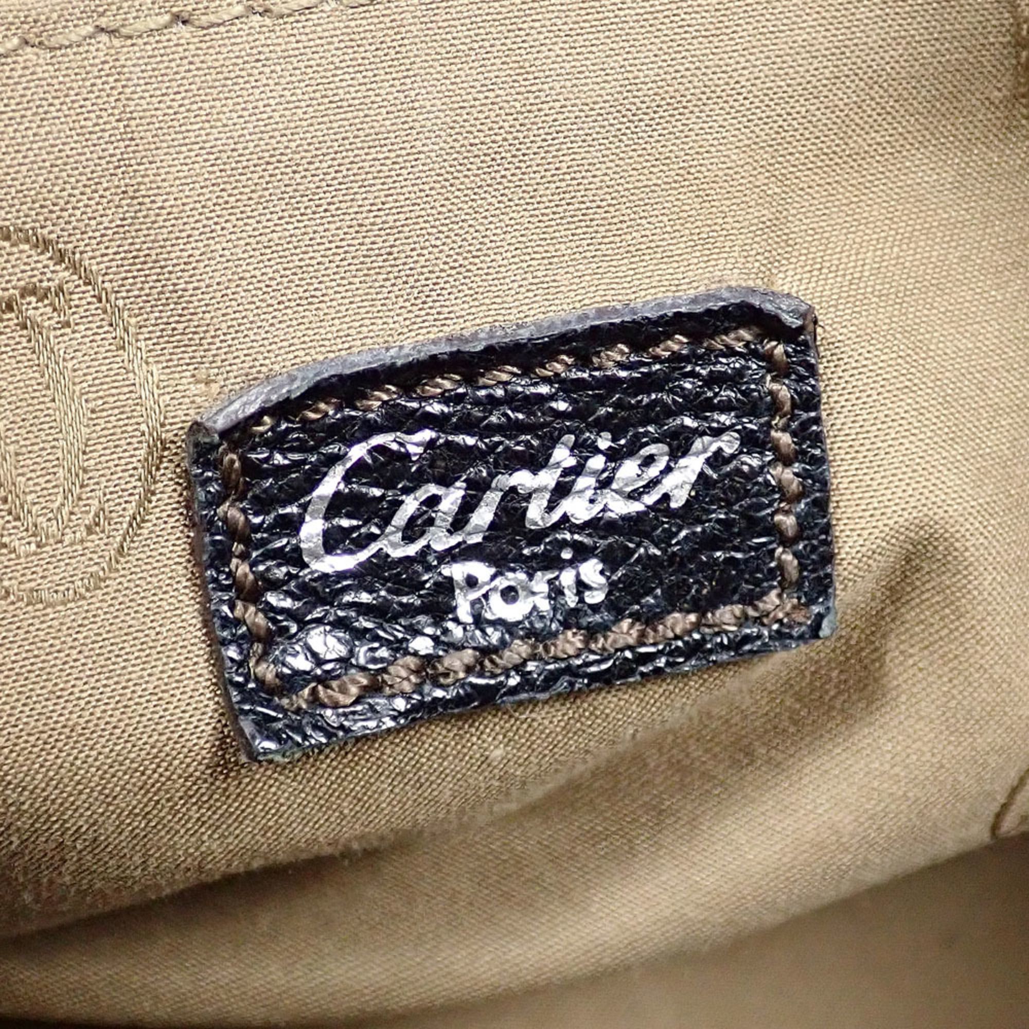 Leather Handbag (Pre-Owned) - Cartier - Modalova
