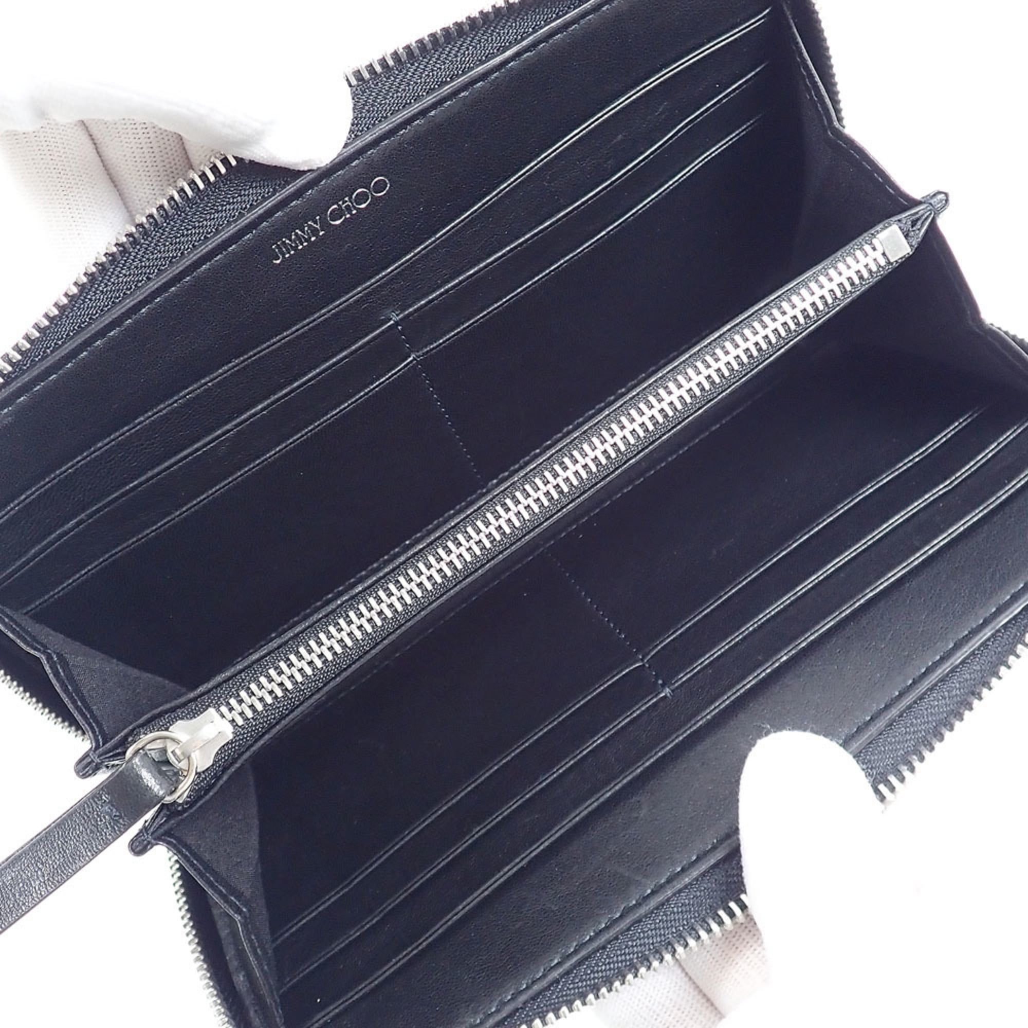Leather Long Wallet (Bi-Fold) (Pre-Owned) - Jimmy Choo - Modalova