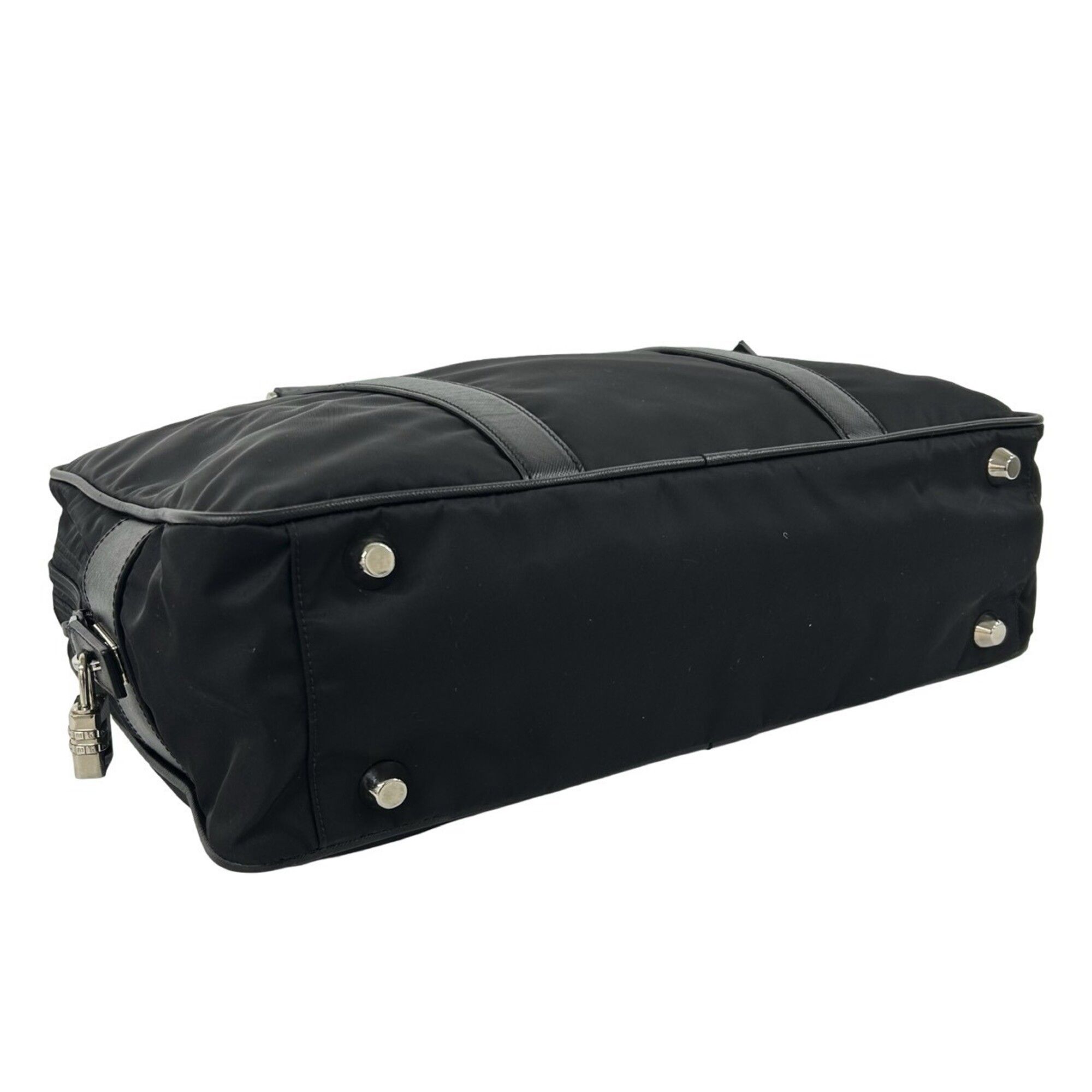 Nylon Leather Briefcase (Pre-Owned) - Prada - Modalova