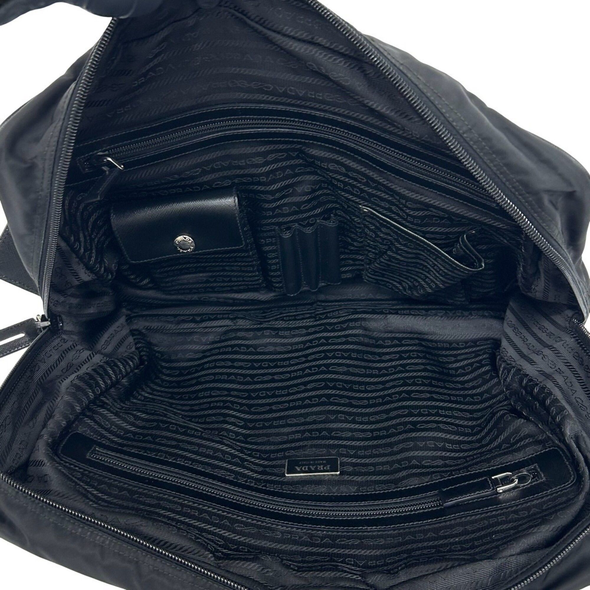 Nylon Leather Briefcase (Pre-Owned) - Prada - Modalova
