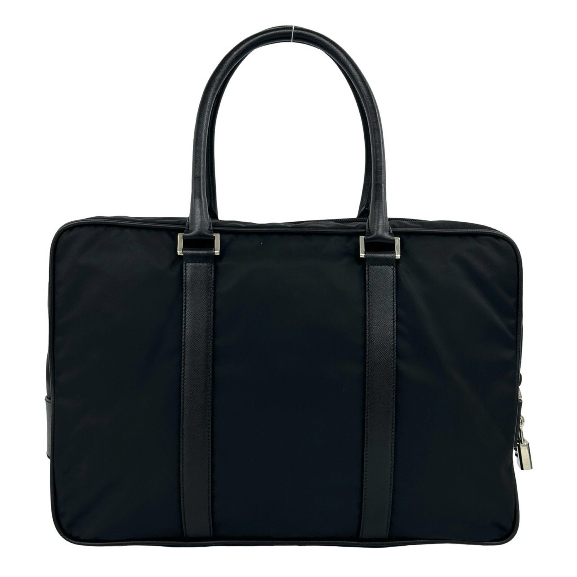 Nylon Leather Briefcase (Pre-Owned) - Prada - Modalova