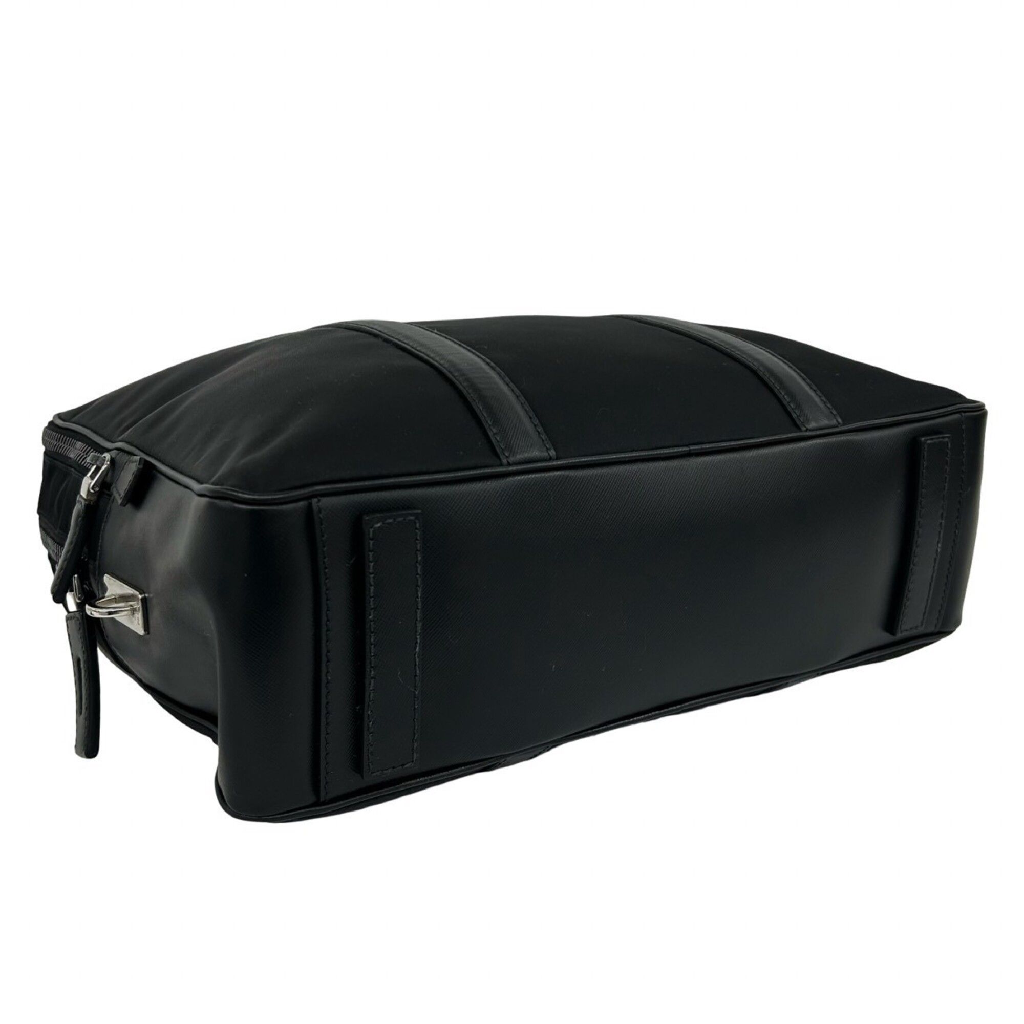 Nylon Leather Briefcase (Pre-Owned) - Prada - Modalova