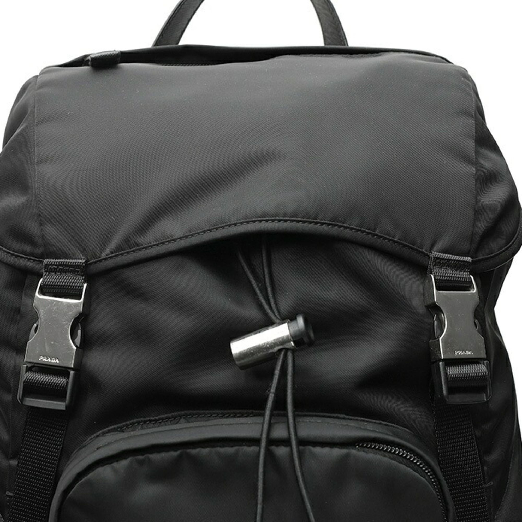 Fabric Saffiano Triangle Leather Backpack (Pre-Owned) - Prada - Modalova