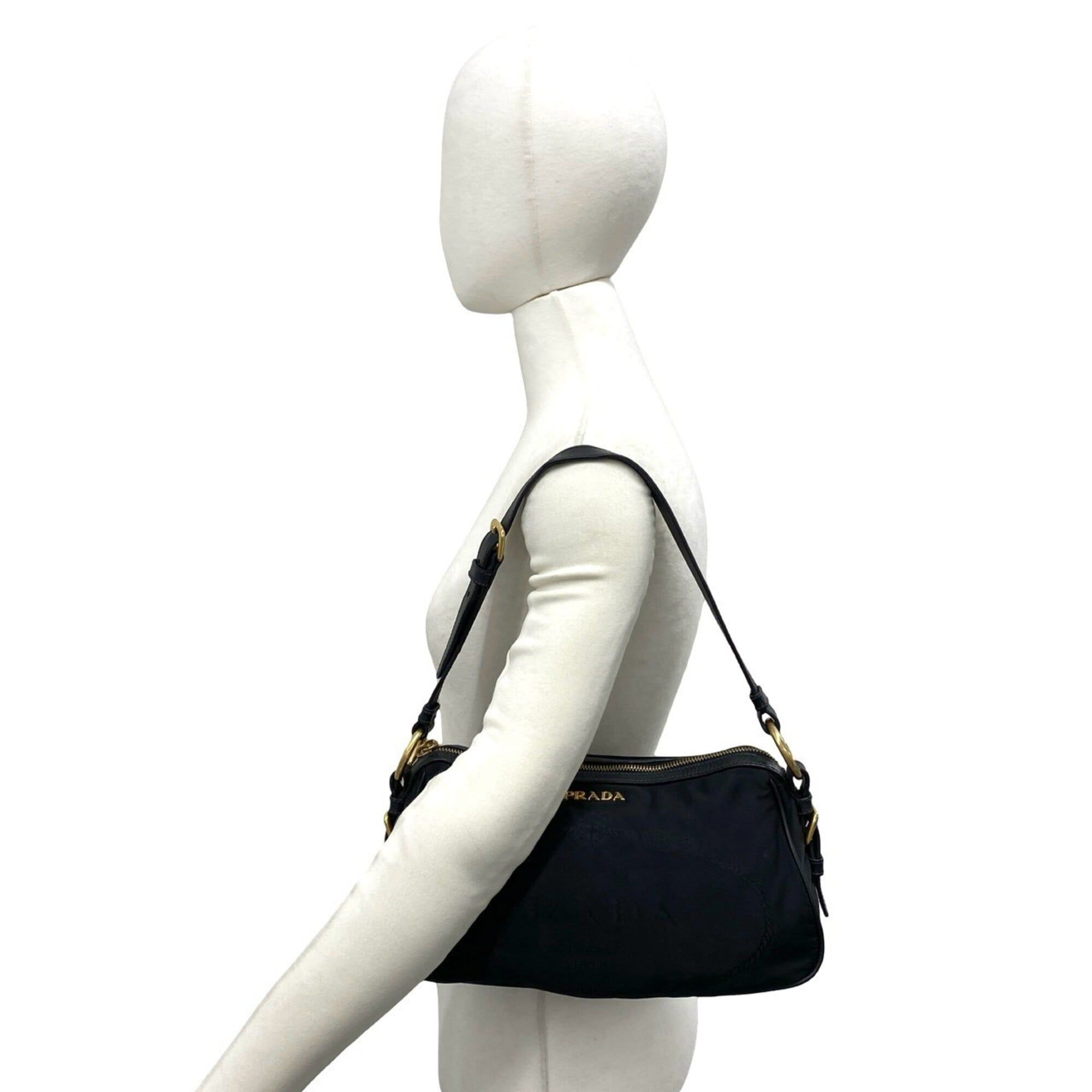 Nylon Leather Shoulder Bag (Pre-Owned) - Prada - Modalova