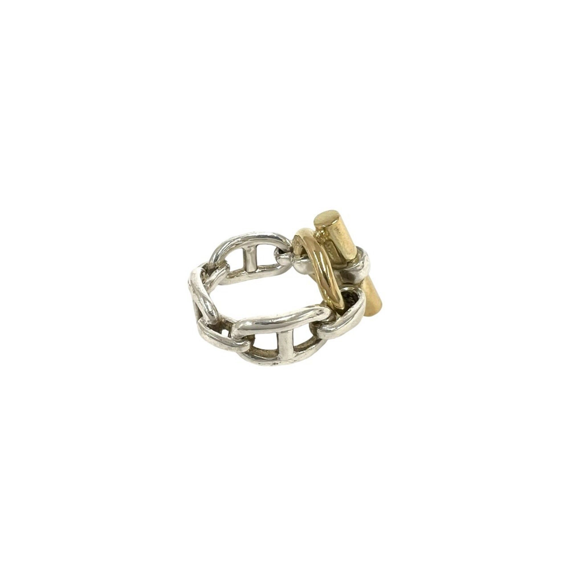 Yellow (18K) Band Ring (Pre-Owned) - Hermes - Modalova