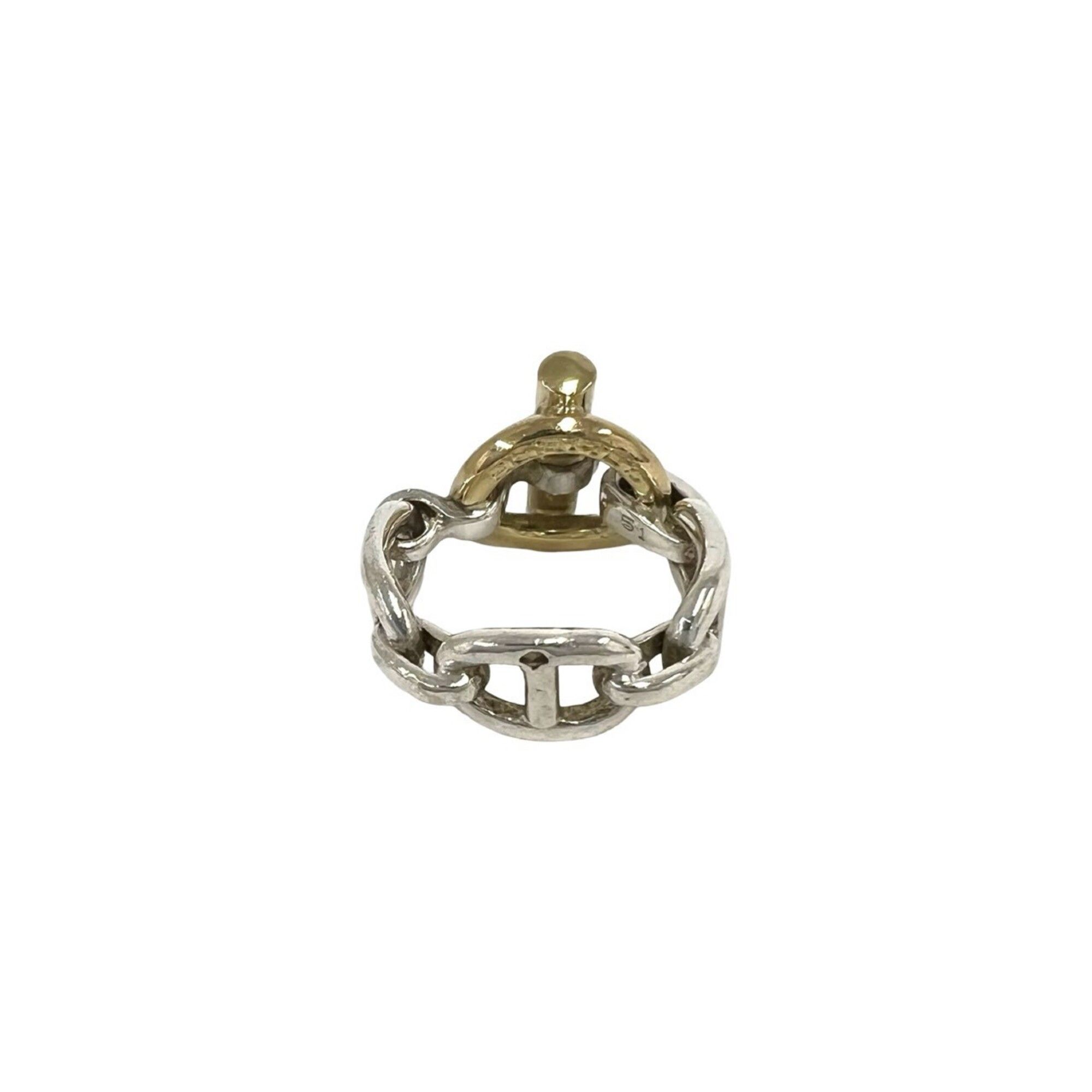 Yellow (18K) Band Ring (Pre-Owned) - Hermes - Modalova