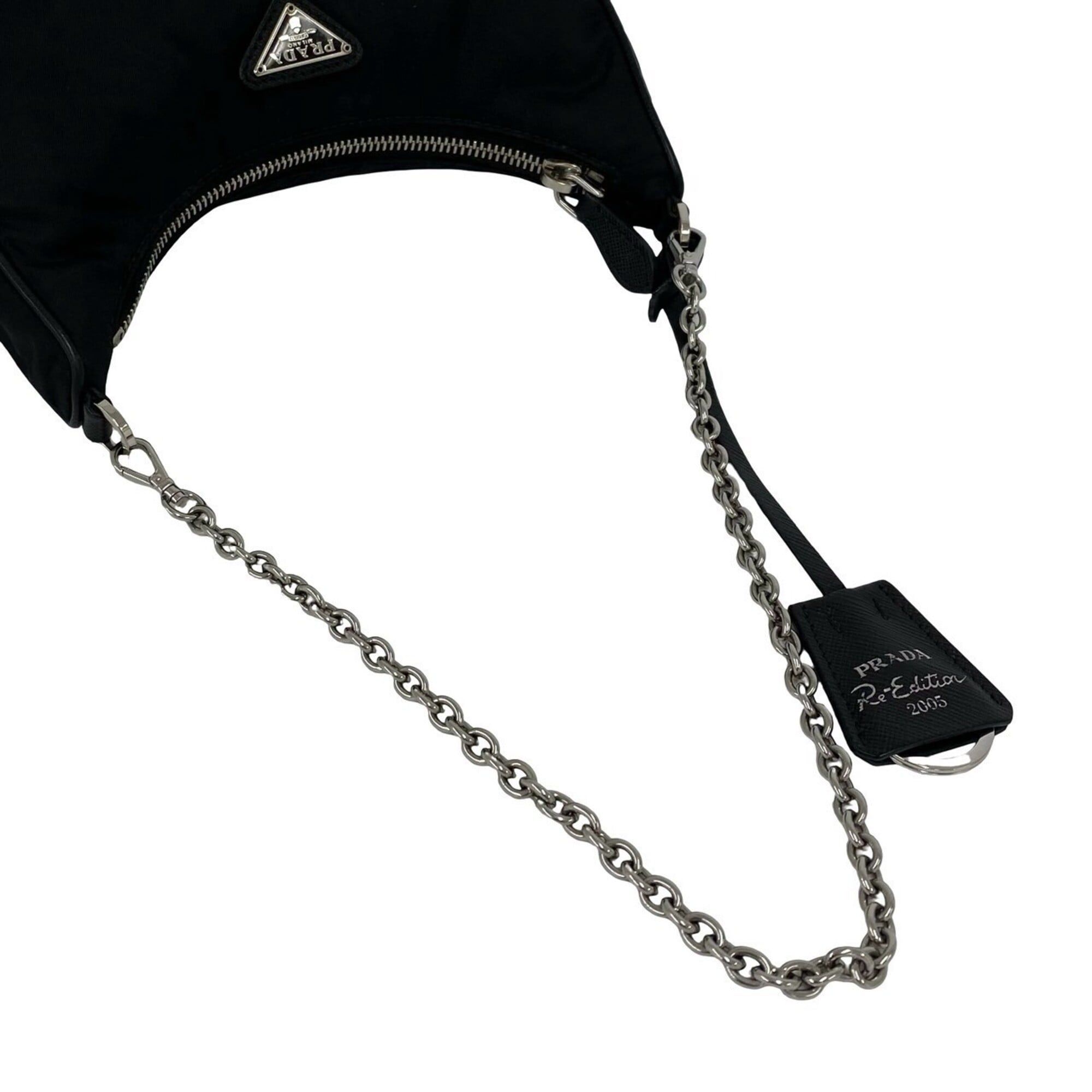 Nylon Leather Pouch Shoulder Bag (Pre-Owned) - Prada - Modalova