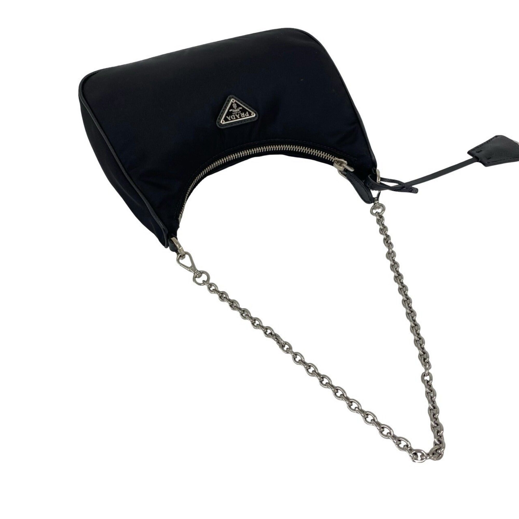 Nylon Leather Shoulder Bag (Pre-Owned) - Prada - Modalova