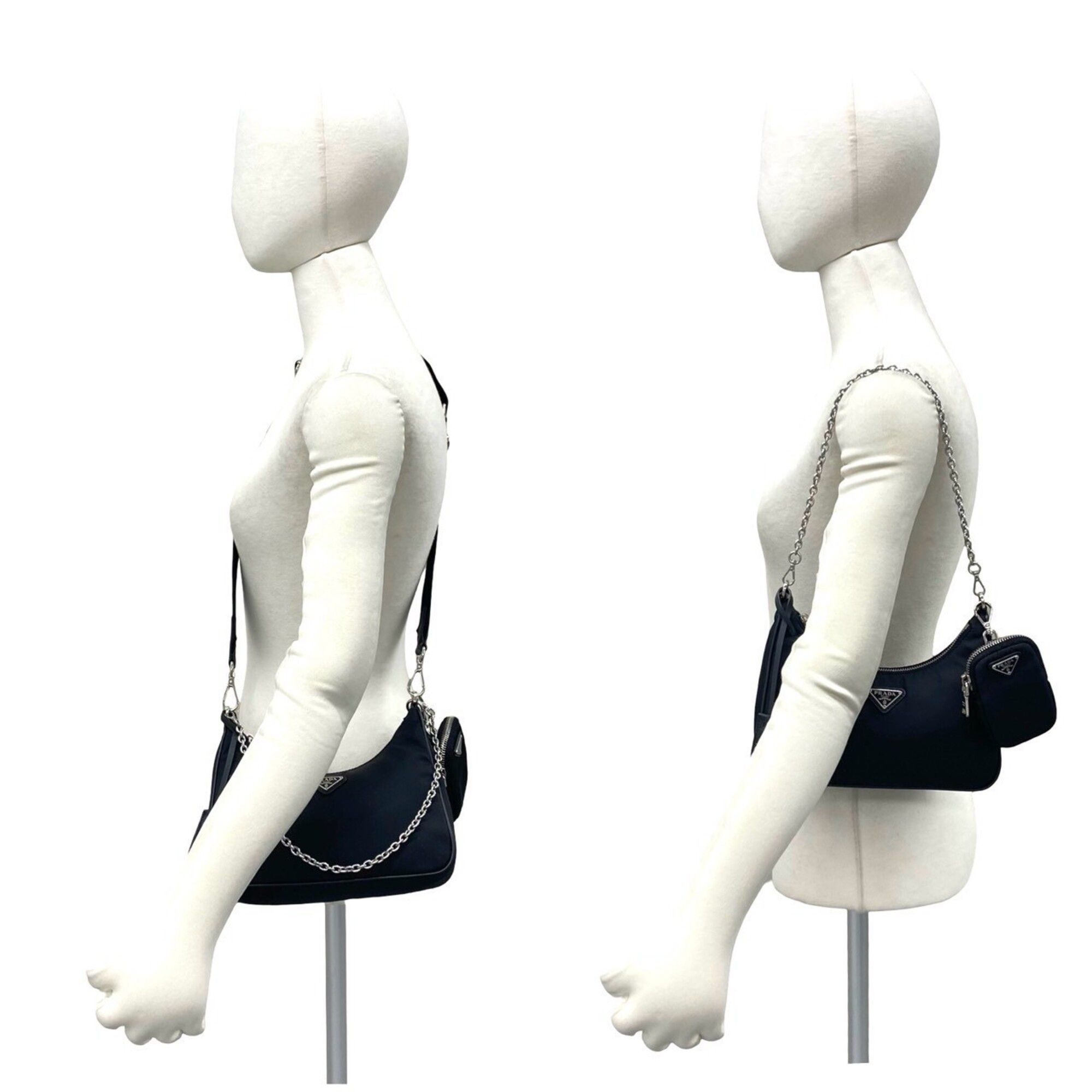 Nylon Leather Shoulder Bag (Pre-Owned) - Prada - Modalova