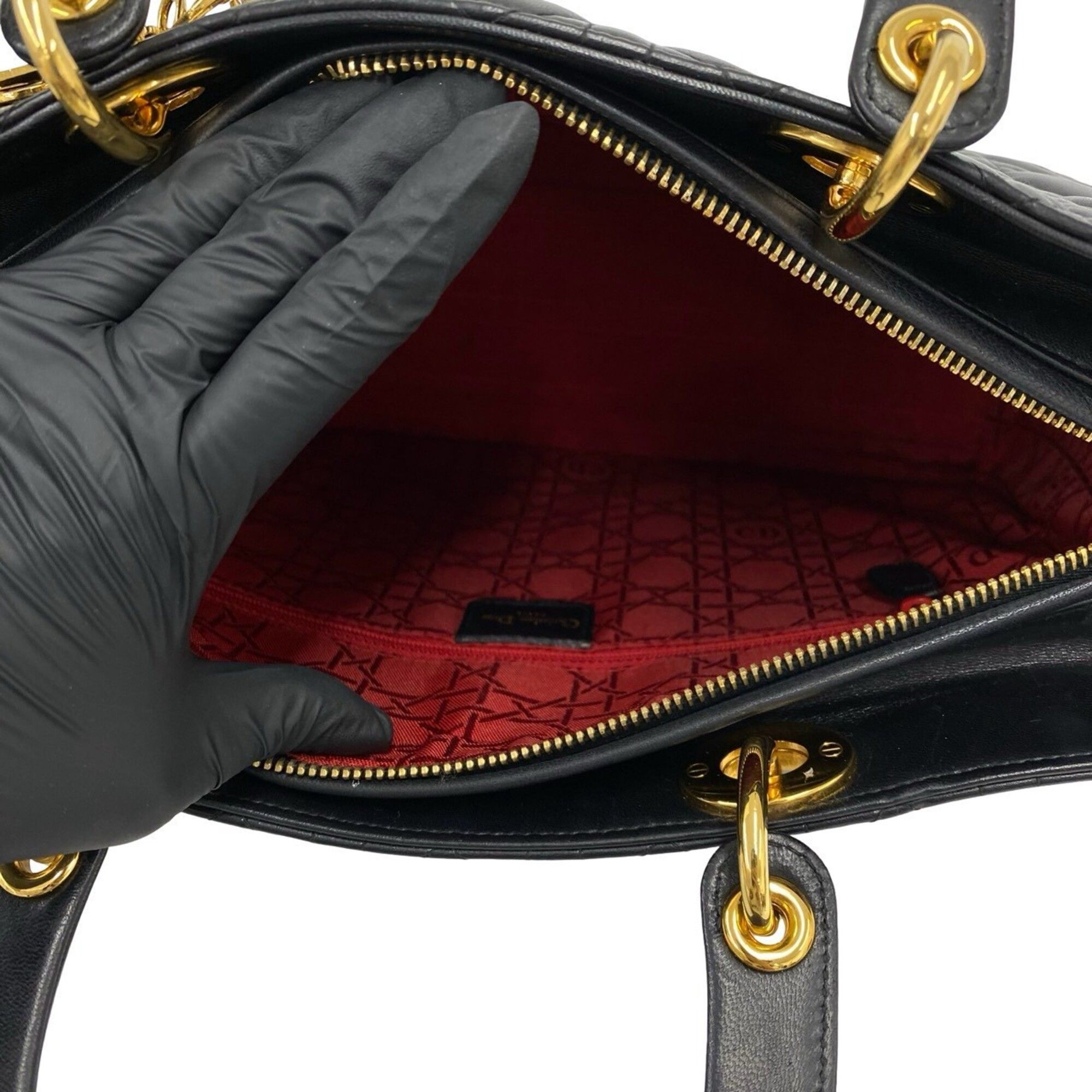 Leather Handbag (Pre-Owned) - Christian Dior - Modalova