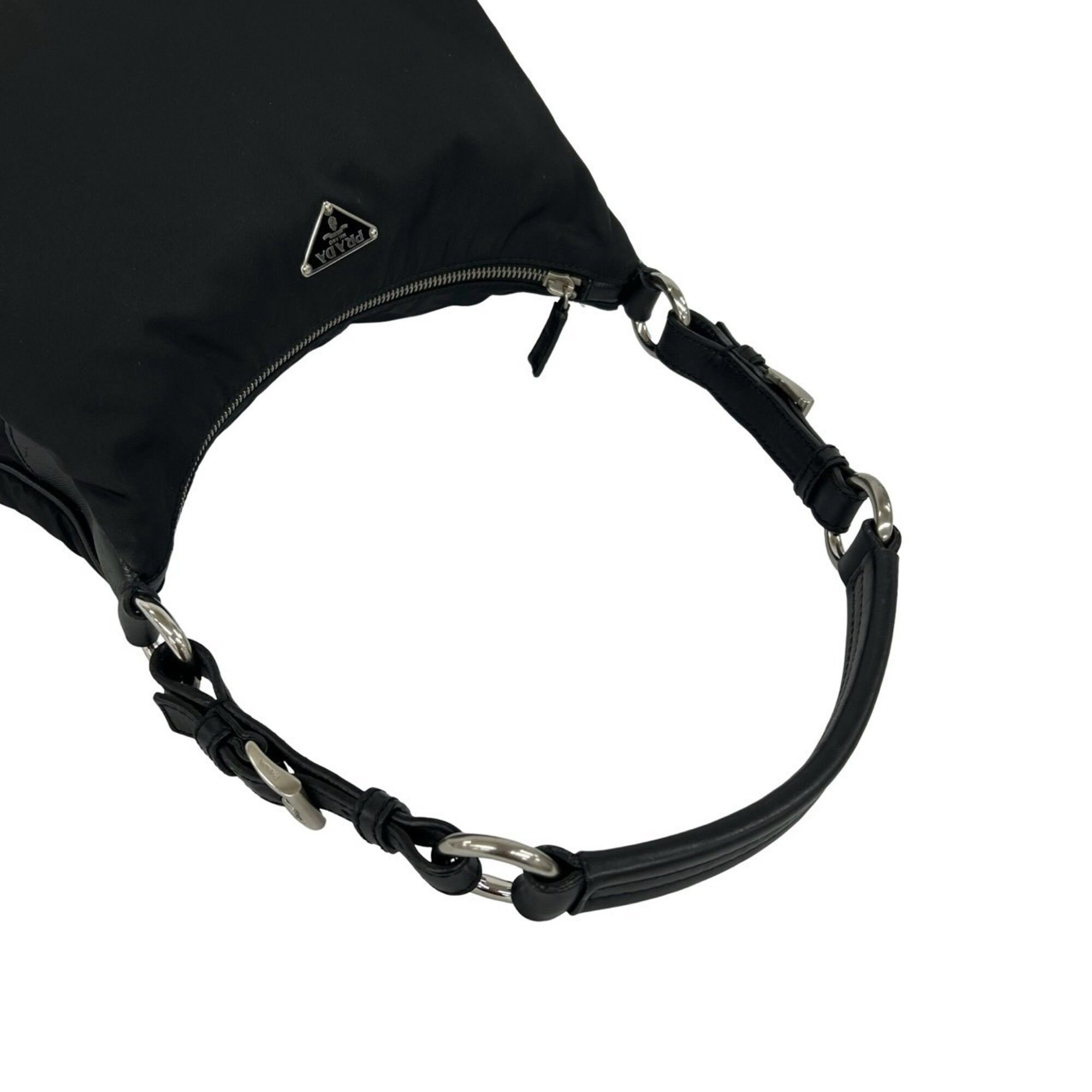 Nylon Leather Handbag Shoulder Bag (Pre-Owned) - Prada - Modalova