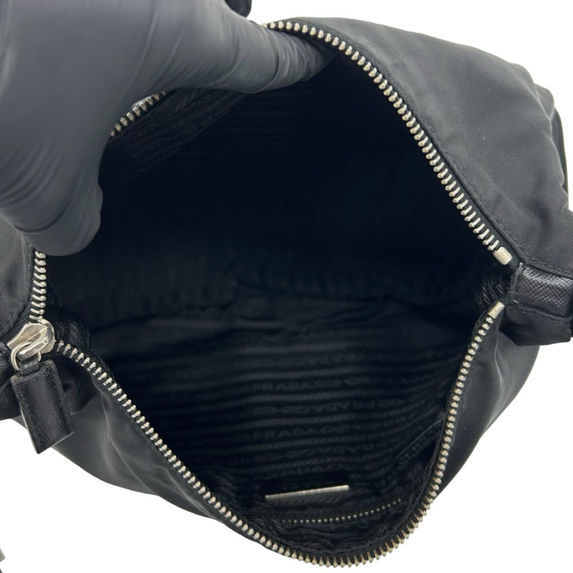 Nylon Leather Handbag Shoulder Bag (Pre-Owned) - Prada - Modalova