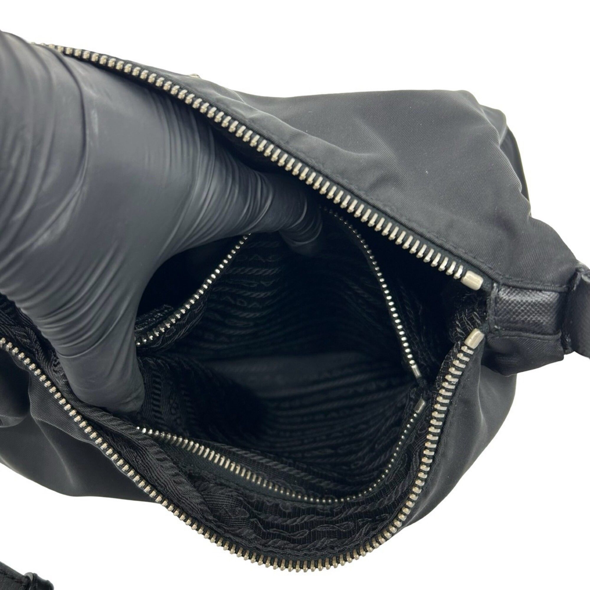 Nylon Leather Handbag Shoulder Bag (Pre-Owned) - Prada - Modalova