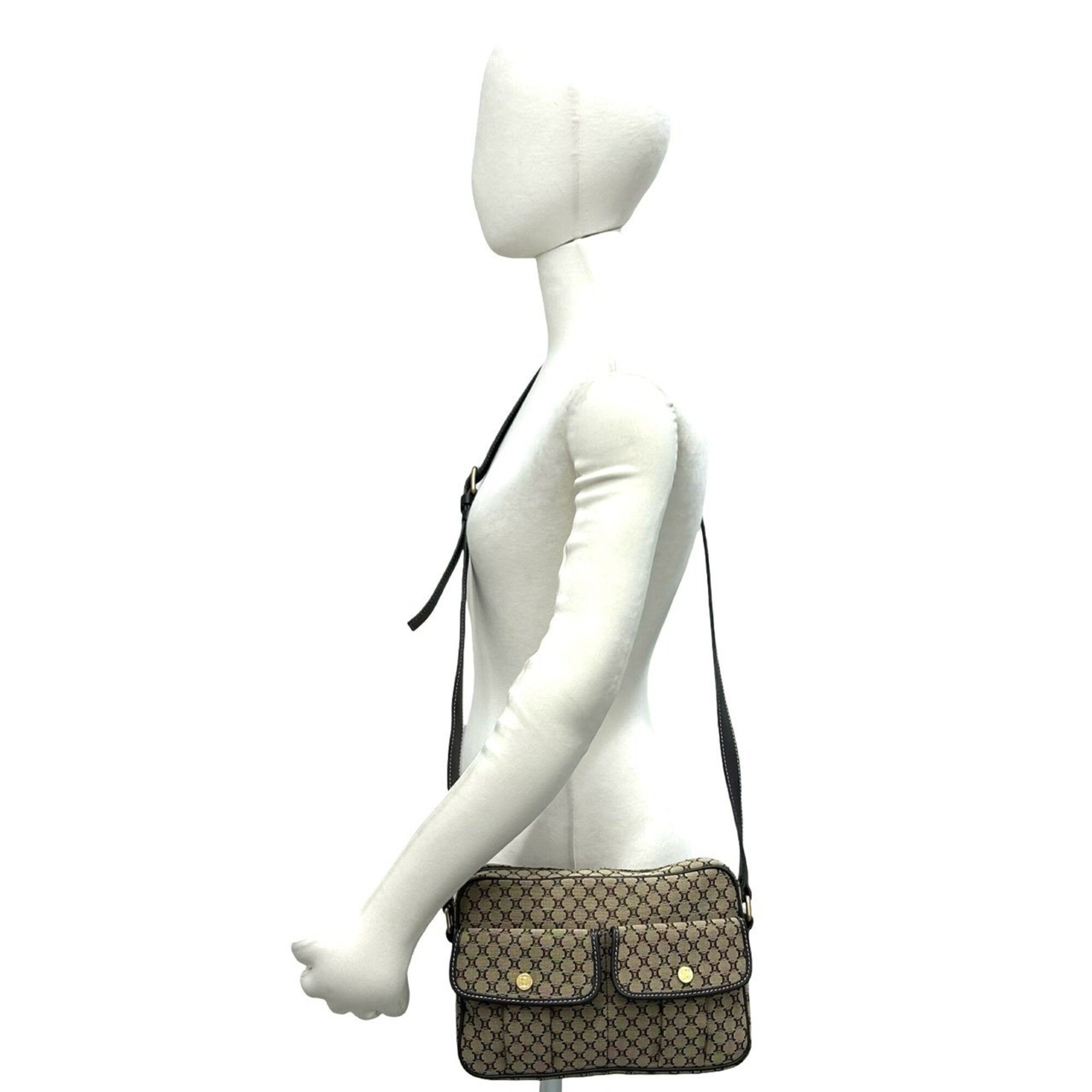 Canvas Leather Pochette Shoulder Bag (Pre-Owned) - Celine - Modalova