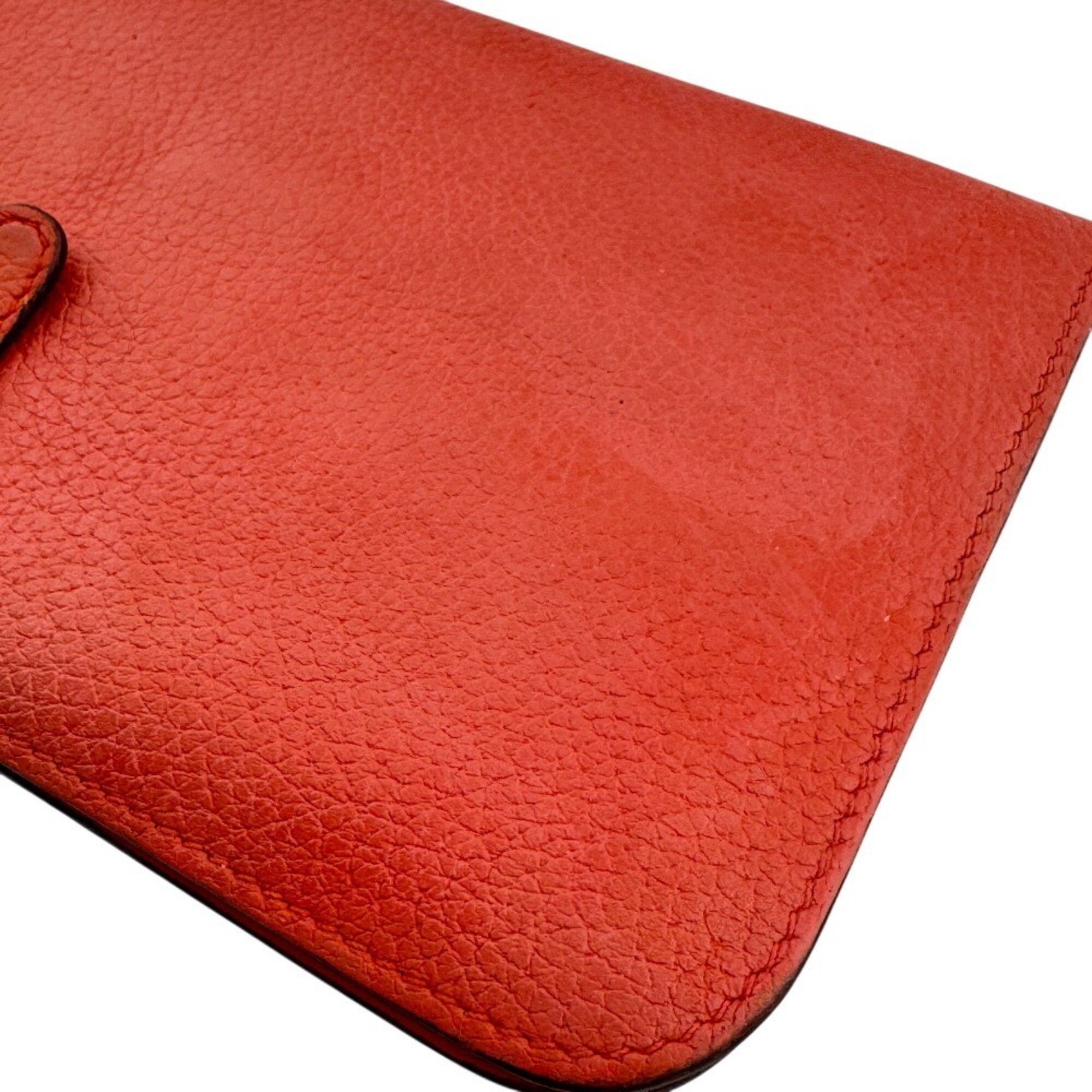 Dogon Leather Long Wallet (Bi-Fold) (Pre-Owned) - Hermes - Modalova