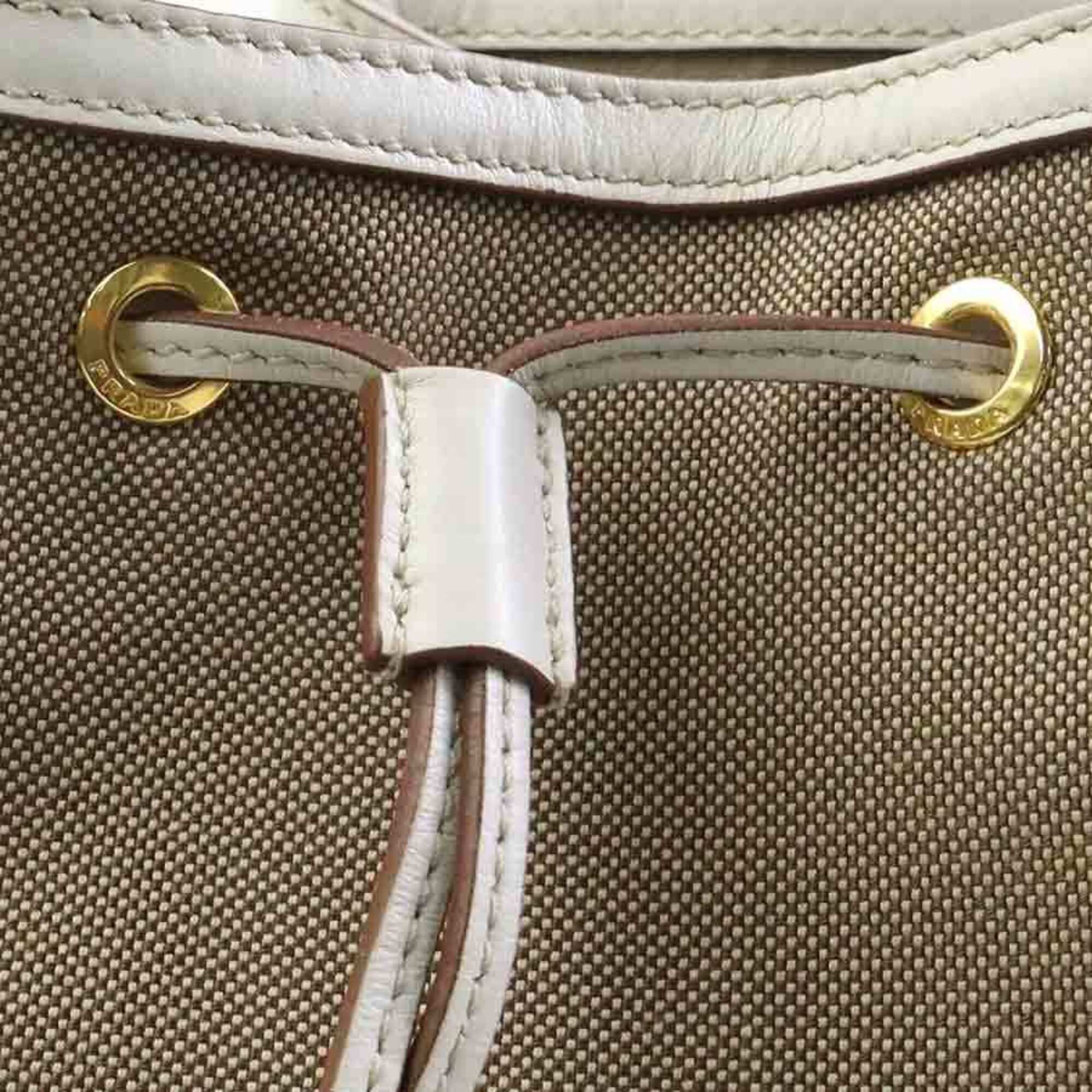 Canvas Leather Handbag Shoulder Bag (Pre-Owned) - Prada - Modalova
