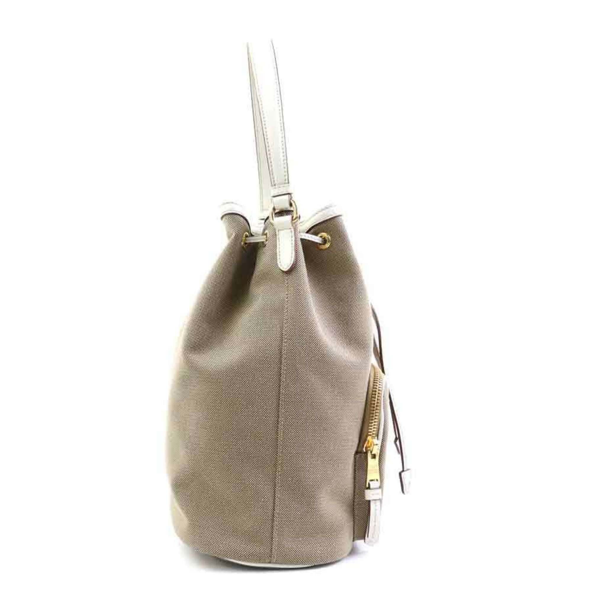 Canvas Leather Handbag Shoulder Bag (Pre-Owned) - Prada - Modalova