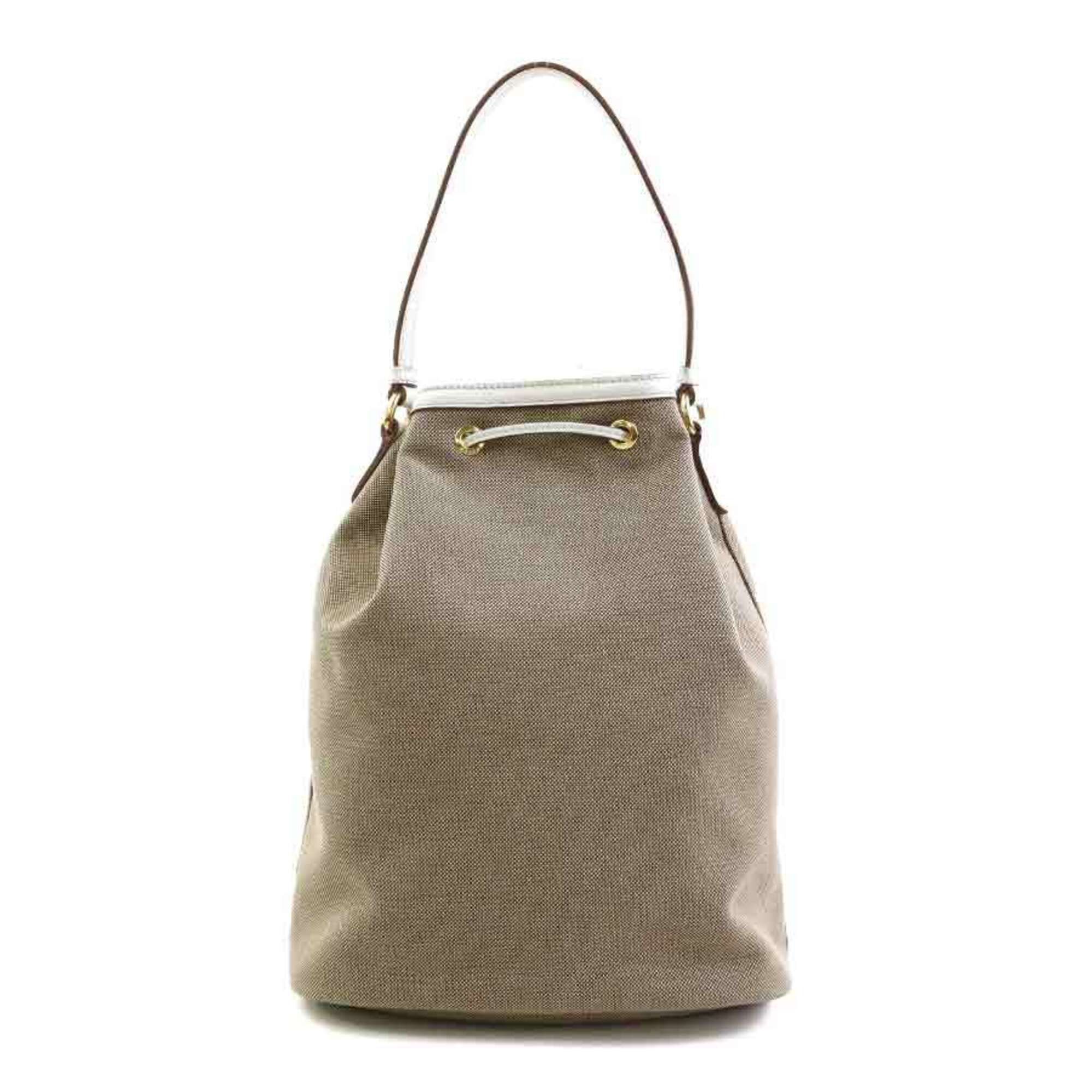 Canvas Leather Handbag Shoulder Bag (Pre-Owned) - Prada - Modalova
