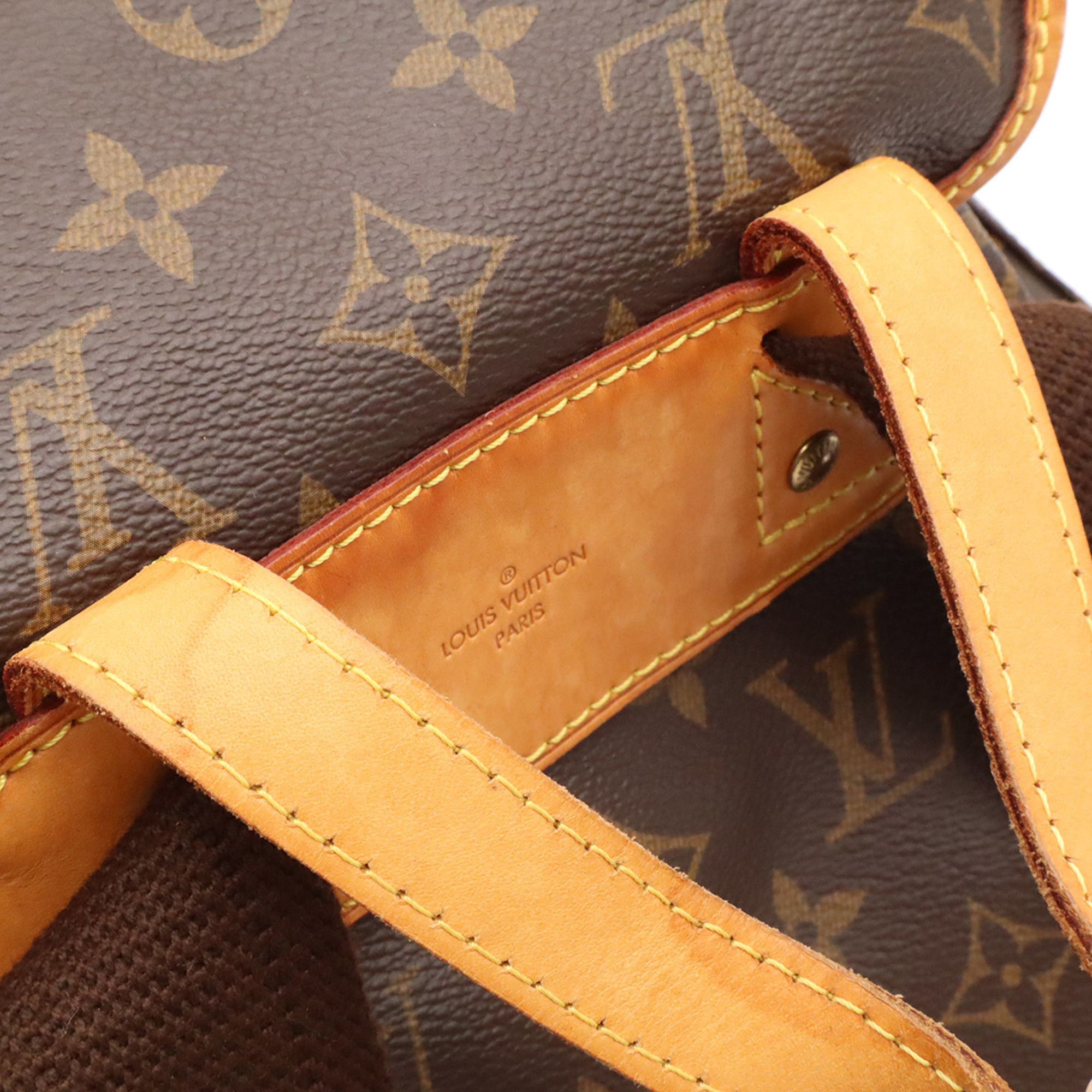 Monogram Canvas Pvc Coated Canvas Backpack Shoulder Bag (Pre-Owned) - Louis Vuitton - Modalova