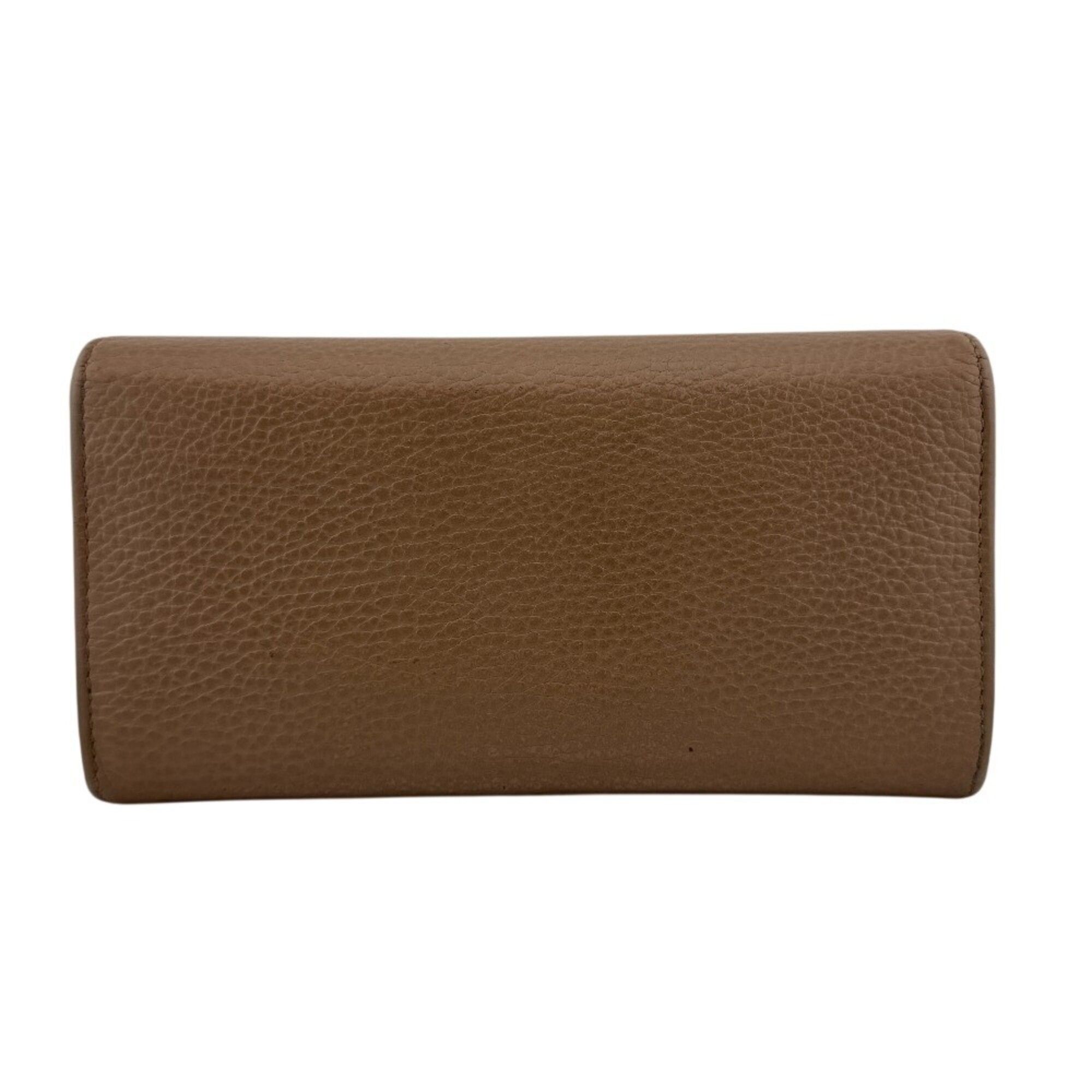 Leather Long Wallet (Bi-Fold) (Pre-Owned) - Gucci - Modalova