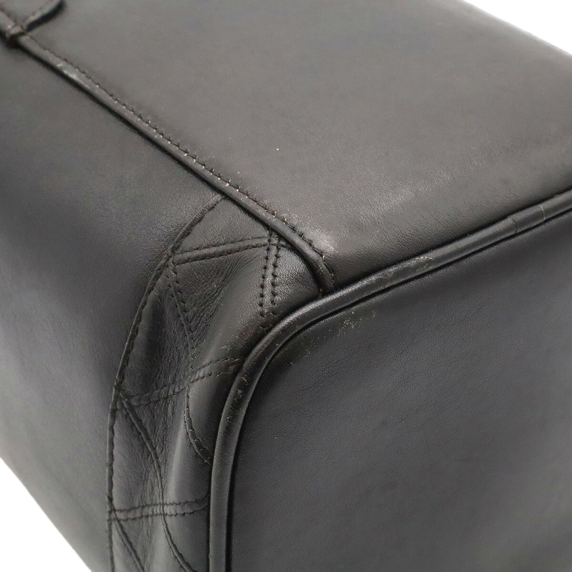 Bicolor Leather Handbag Pouch Vanity Bag (Pre-Owned) - Chanel - Modalova