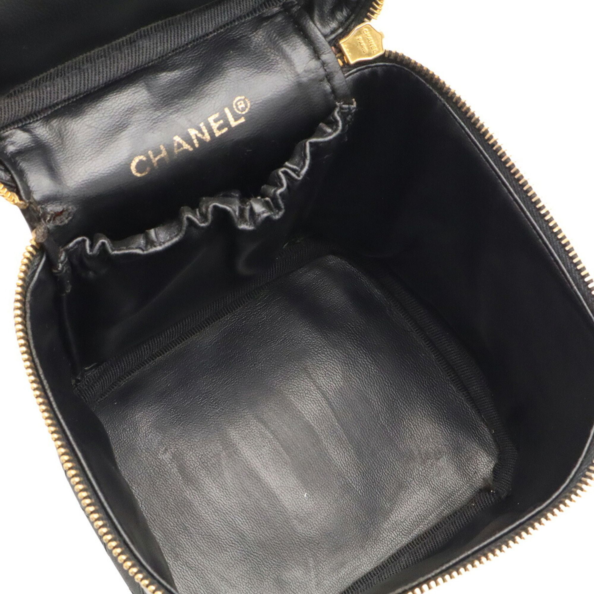 Bicolor Leather Handbag Pouch Vanity Bag (Pre-Owned) - Chanel - Modalova