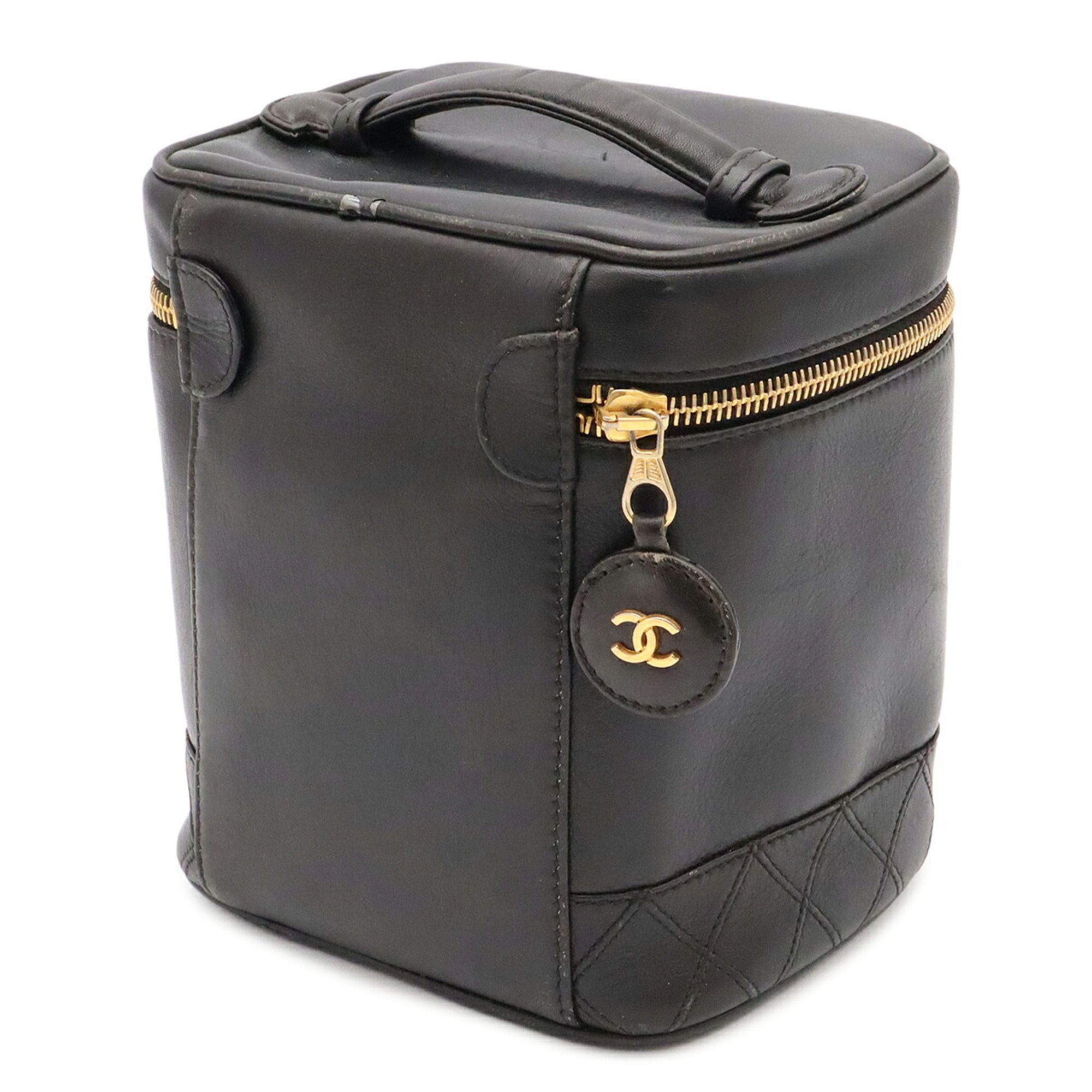 Bicolor Leather Handbag Pouch Vanity Bag (Pre-Owned) - Chanel - Modalova