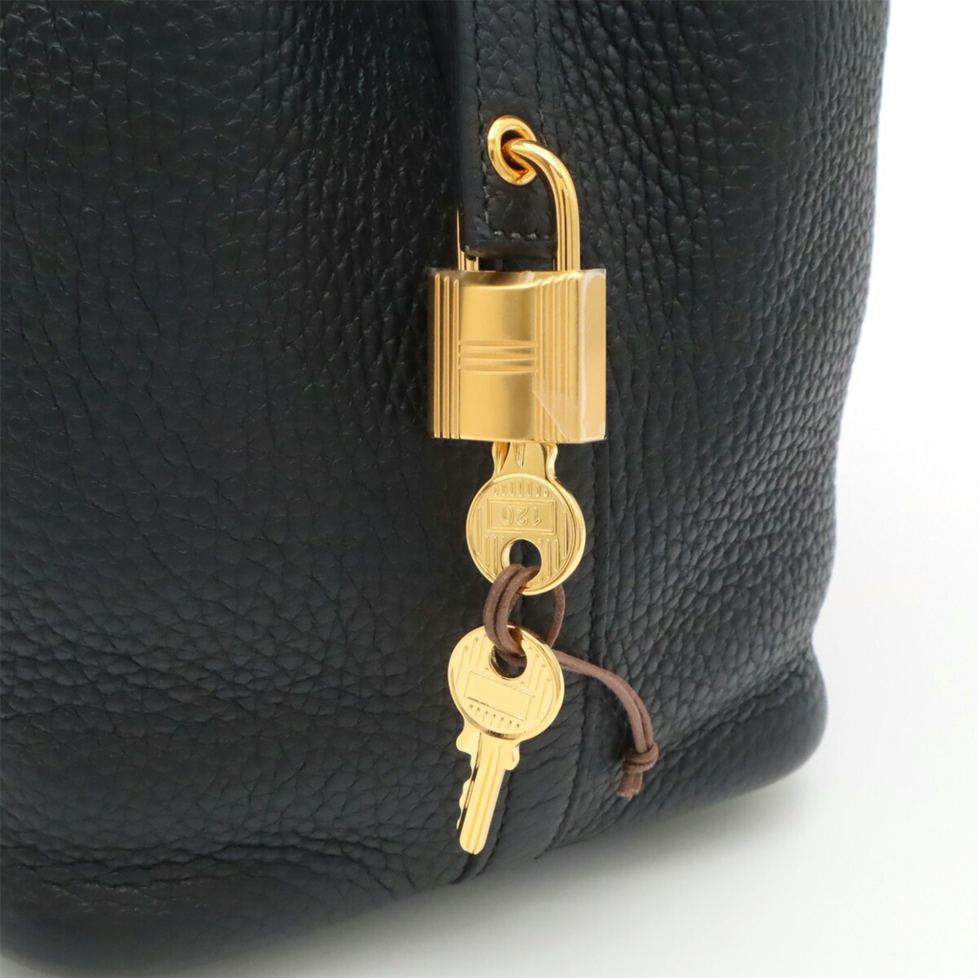 Picotin Taurillon Clemence Leather Handbag Tote Bag (Pre-Owned) - Hermes - Modalova