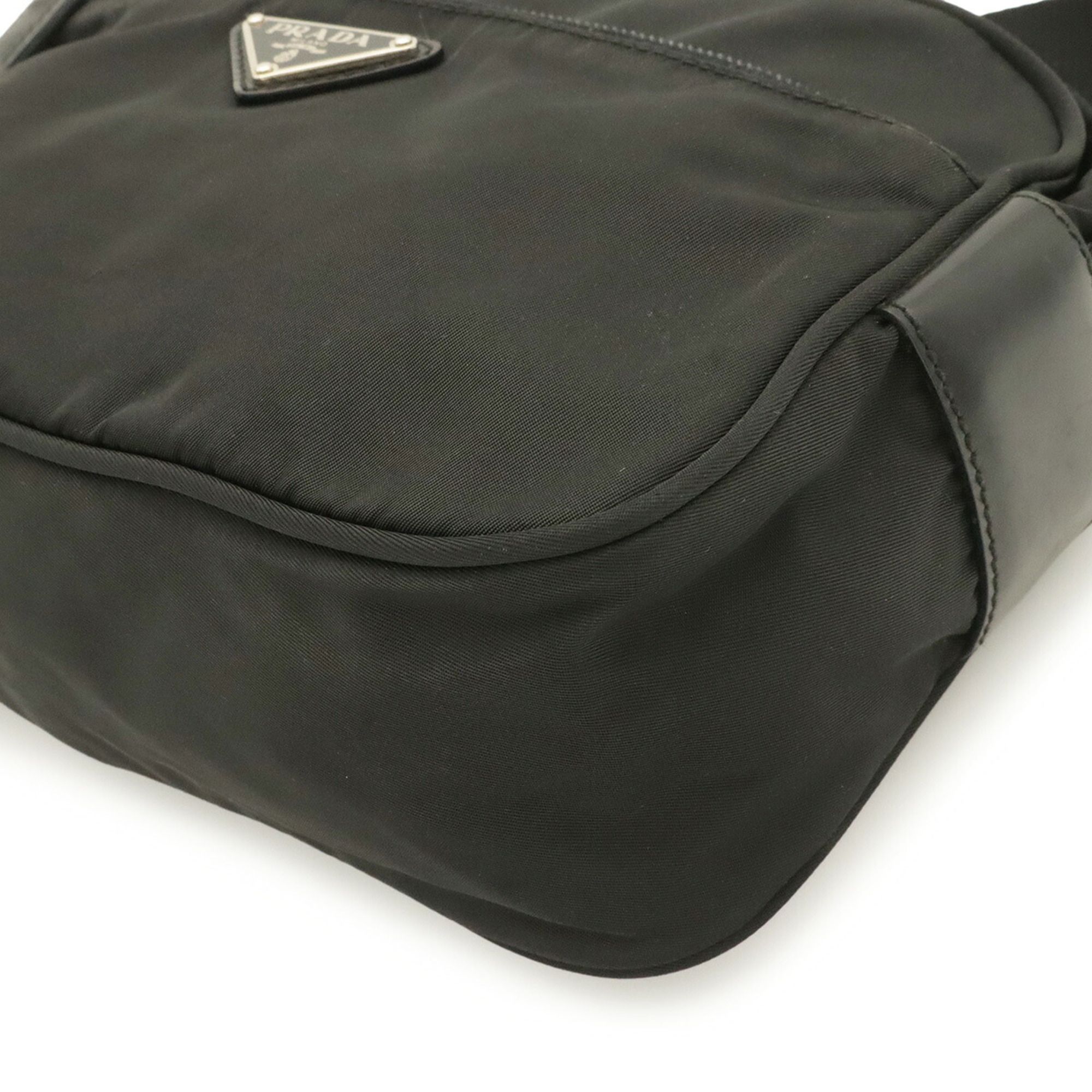 Nylon Leather Pochette Shoulder Bag (Pre-Owned) - Prada - Modalova