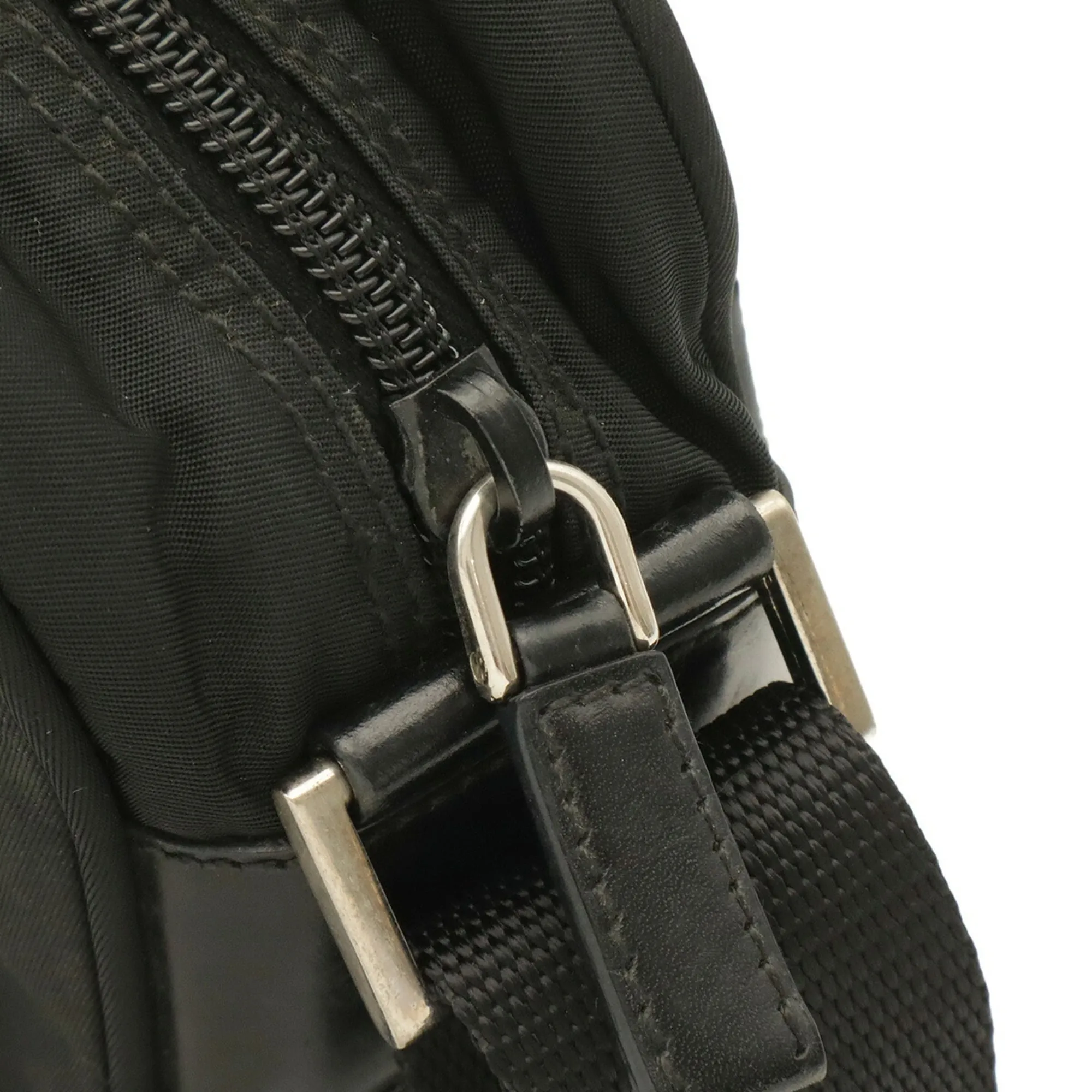 Nylon Leather Pochette Shoulder Bag (Pre-Owned) - Prada - Modalova