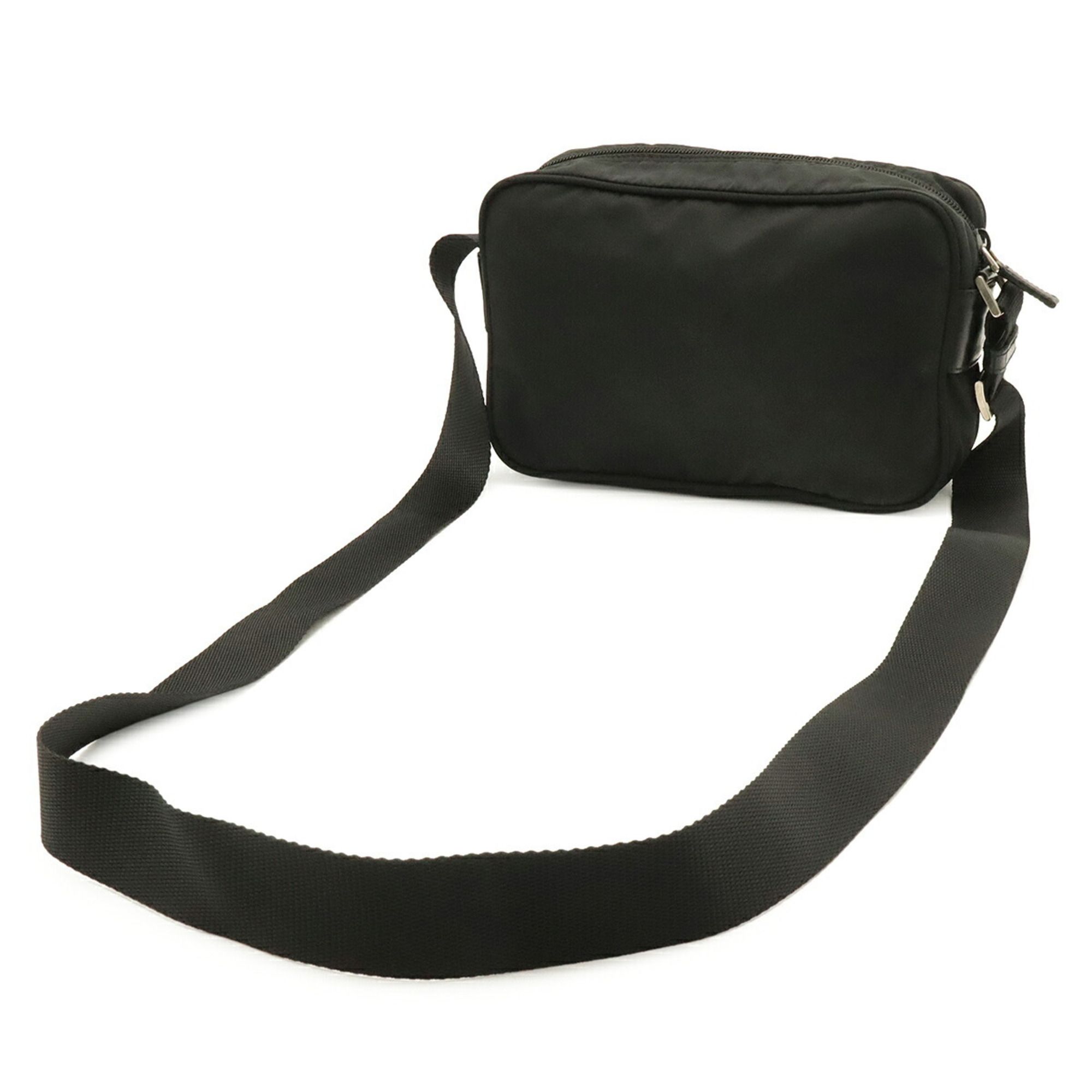 Nylon Leather Pochette Shoulder Bag (Pre-Owned) - Prada - Modalova