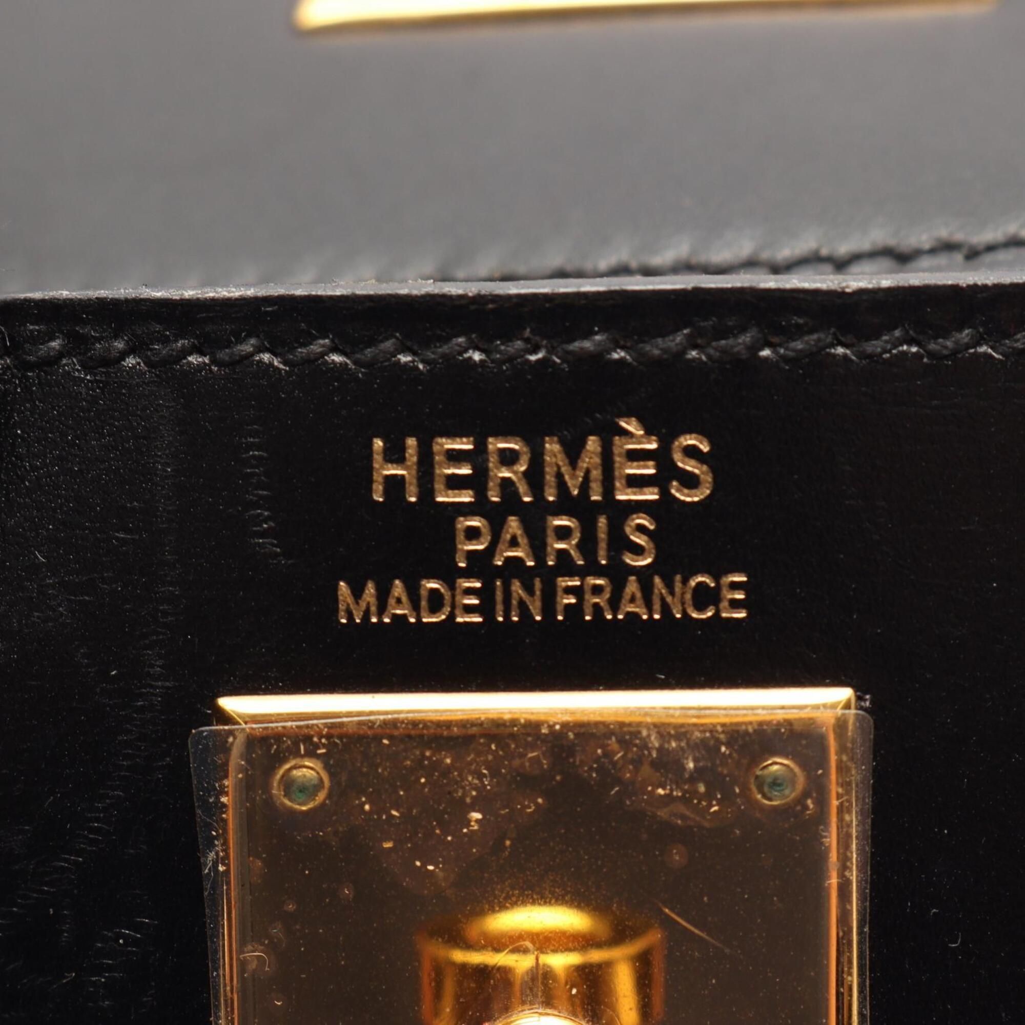 Box Calf Leather Handbag (Pre-Owned) - Hermes - Modalova