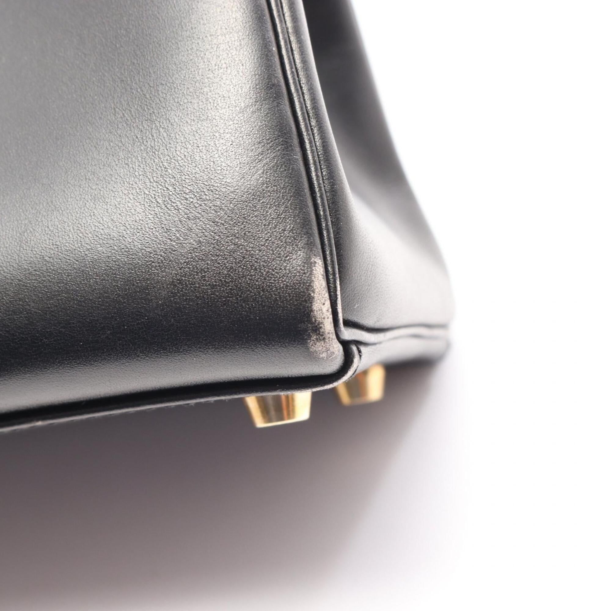 Box Calf Leather Handbag (Pre-Owned) - Hermes - Modalova