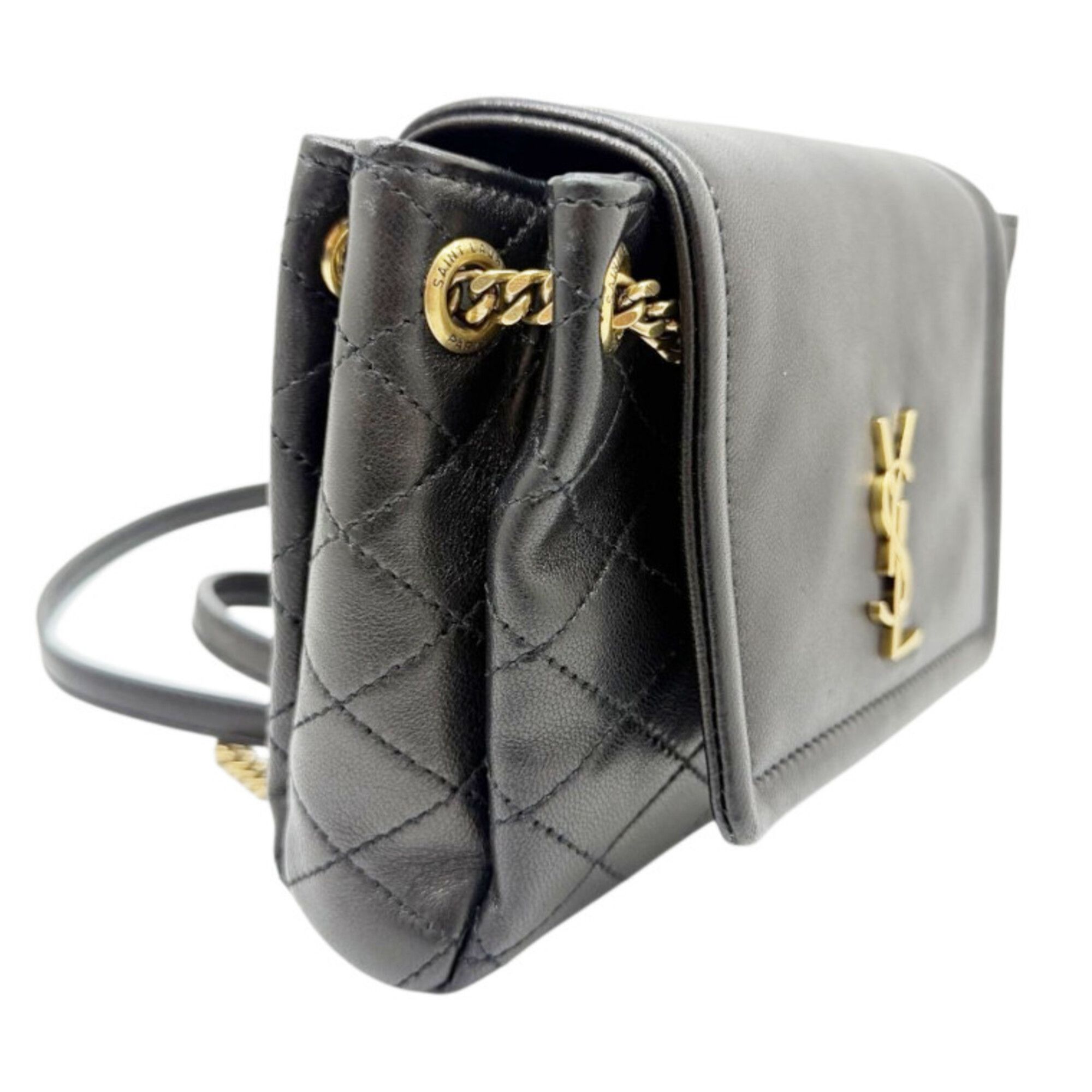 Leather Shoulder Bag (Pre-Owned) - Saint Laurent - Modalova