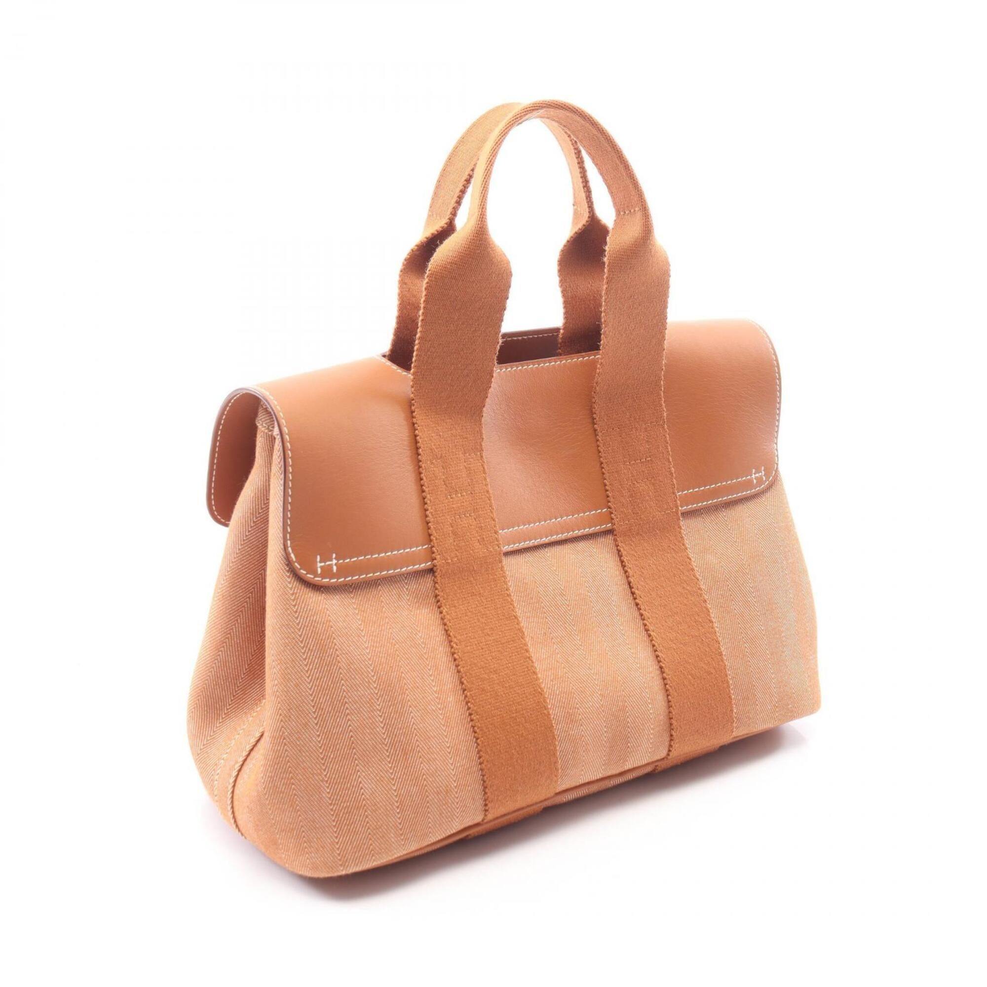 Toile Chevron Swift Leather Handbag (Pre-Owned) - Hermes - Modalova