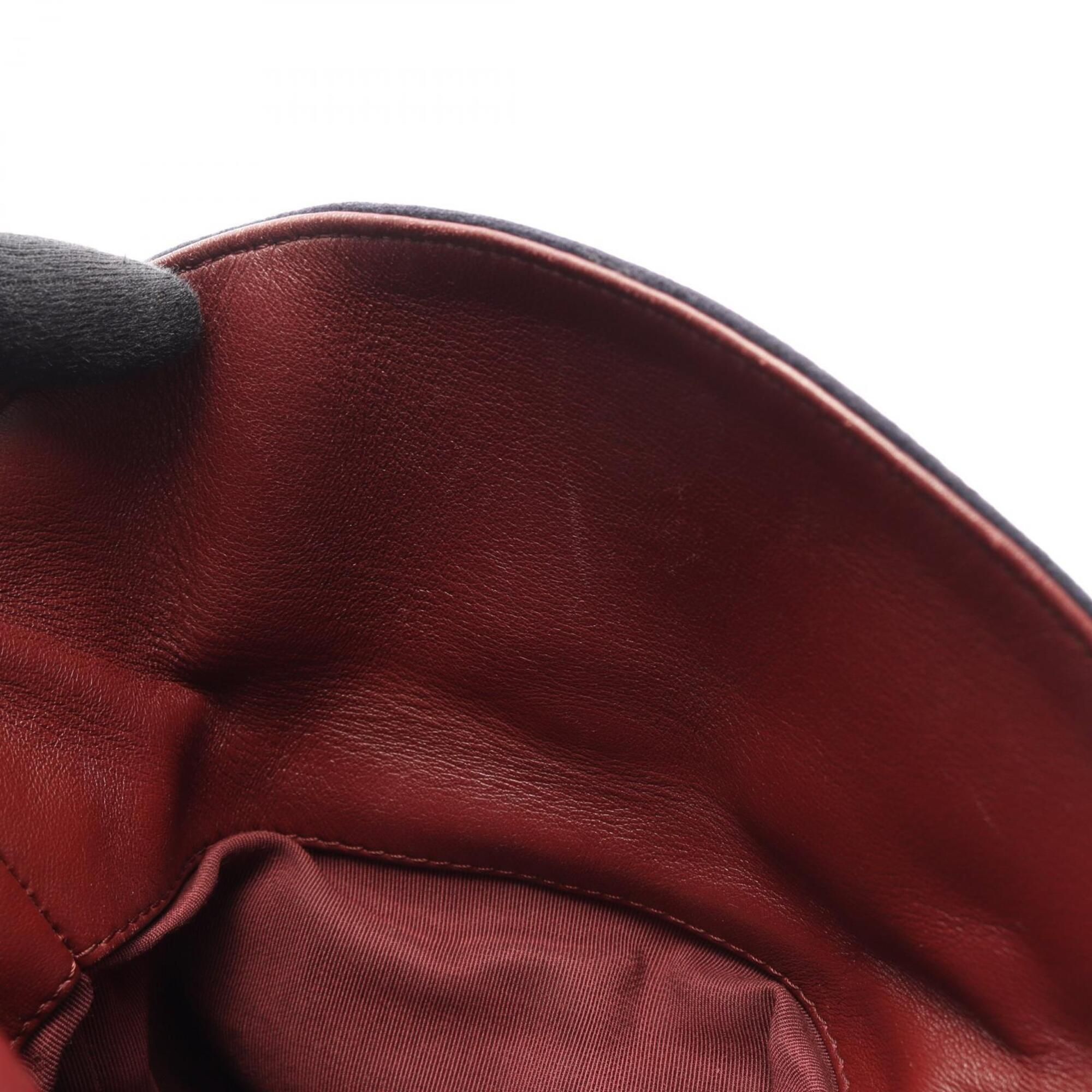 Wool Leather Handbag Shoulder Bag (Pre-Owned) - Chanel - Modalova