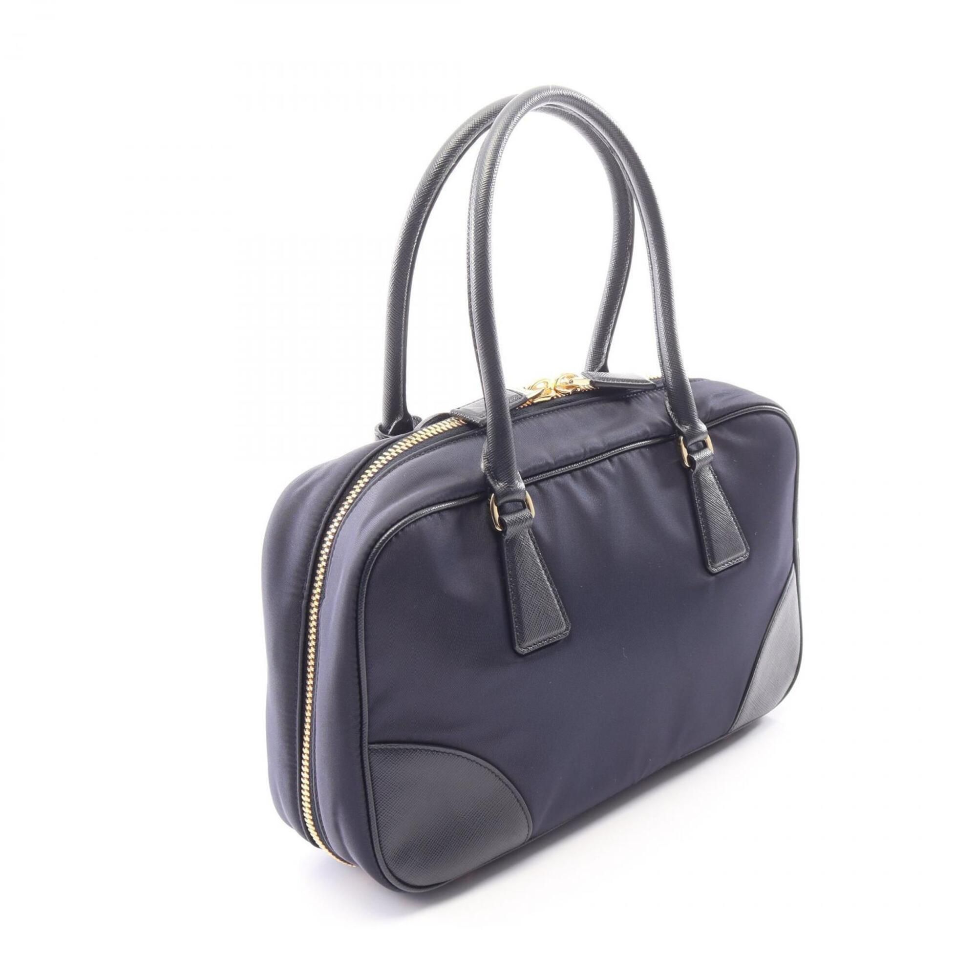 Nylon Leather Handbag (Pre-Owned) - Prada - Modalova