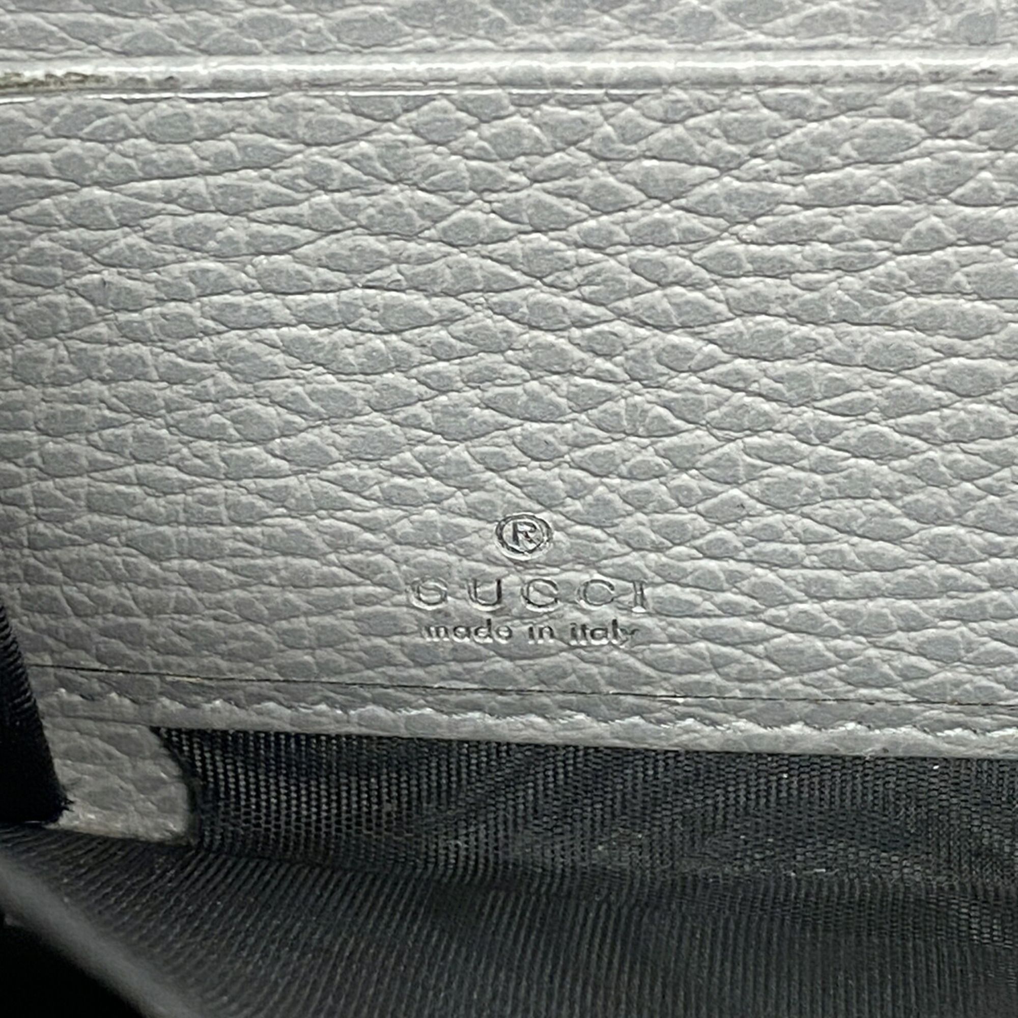 Leather Long Wallet (Bi-Fold) (Pre-Owned) - Gucci - Modalova