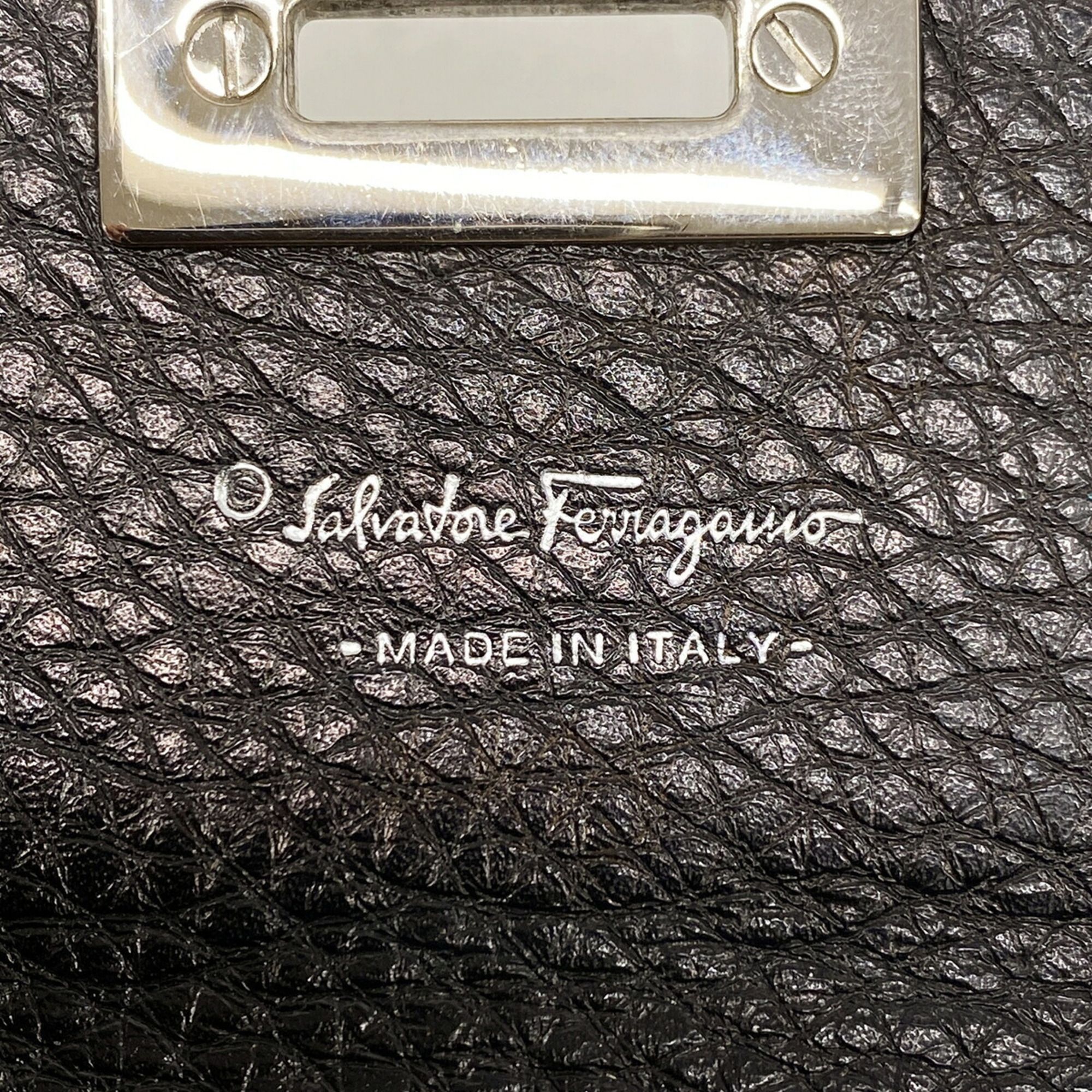 Leather Long Wallet (Bi-Fold) (Pre-Owned) - Salvatore Ferragamo - Modalova