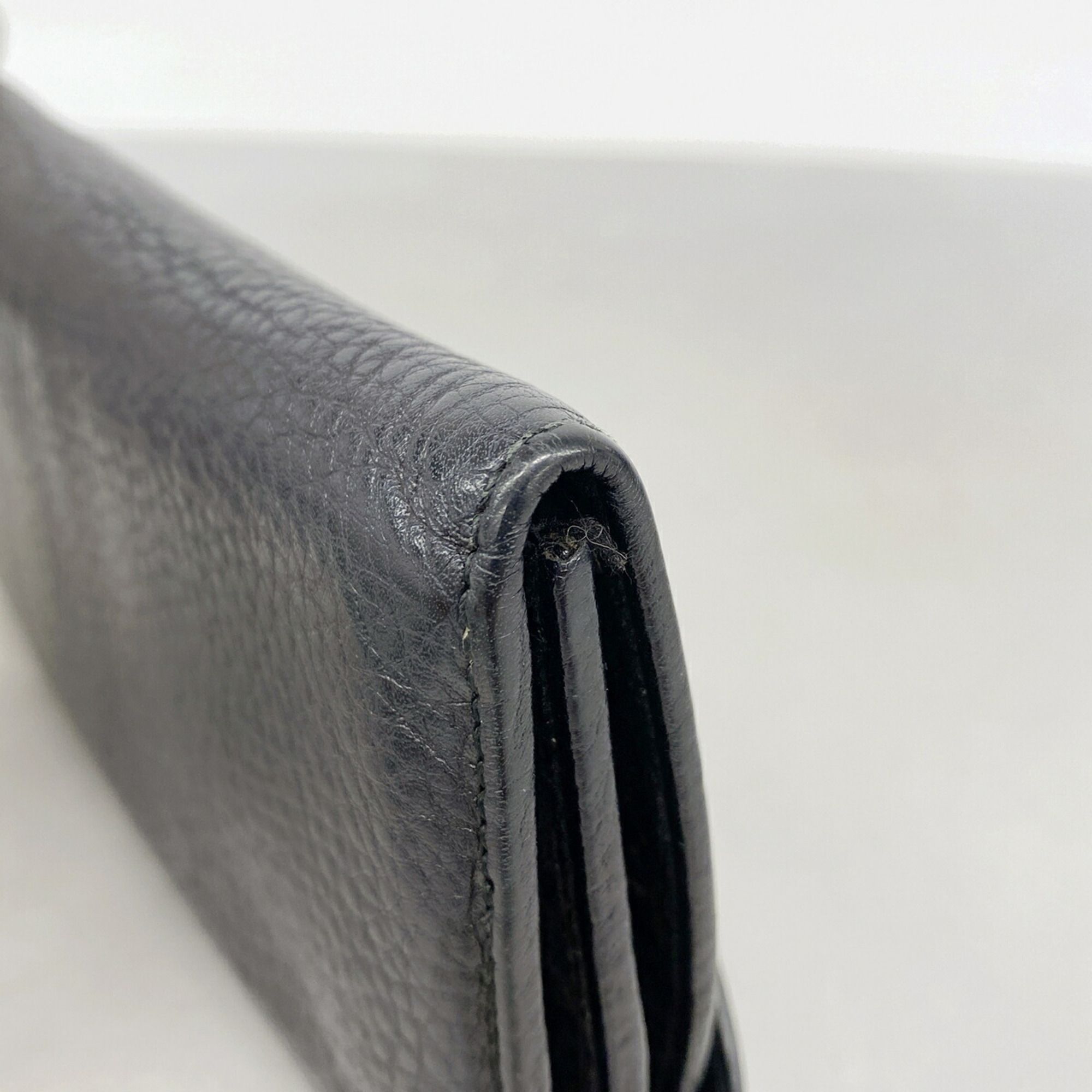 Leather Long Wallet (Bi-Fold) (Pre-Owned) - Salvatore Ferragamo - Modalova