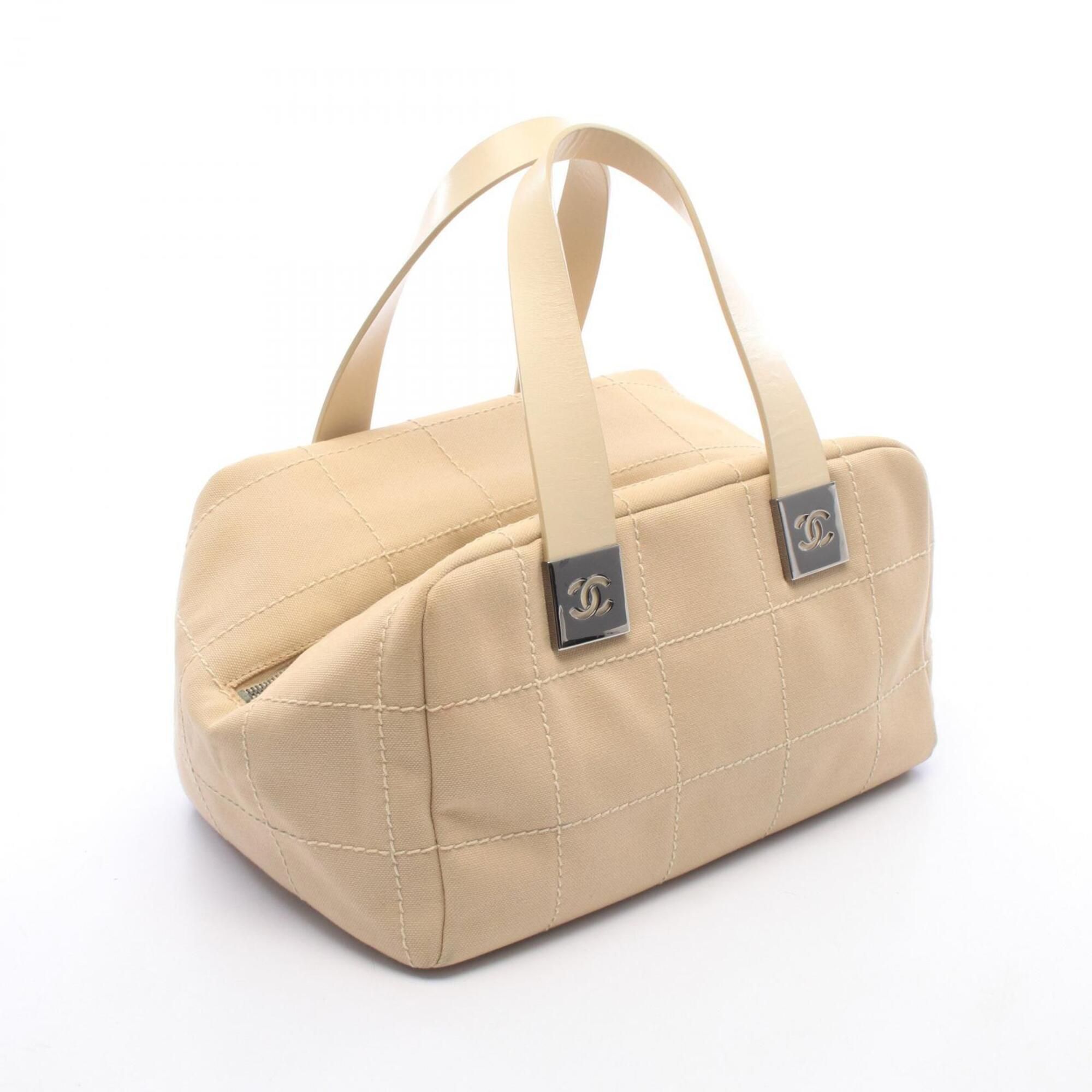 Chocolate Bar Canvas Leather Handbag (Pre-Owned) - Chanel - Modalova