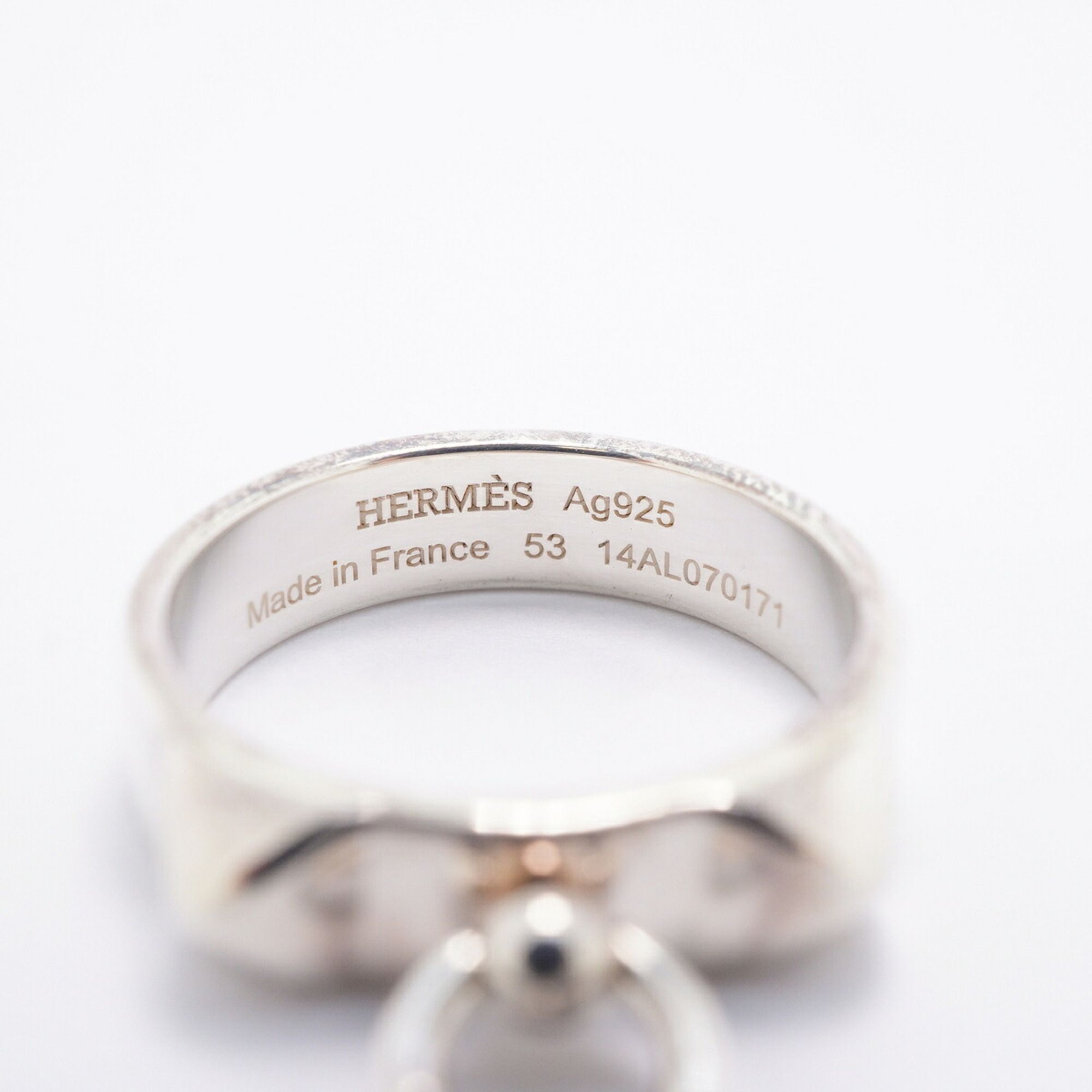 Silver 925 Band Ring (Pre-Owned) - Hermes - Modalova