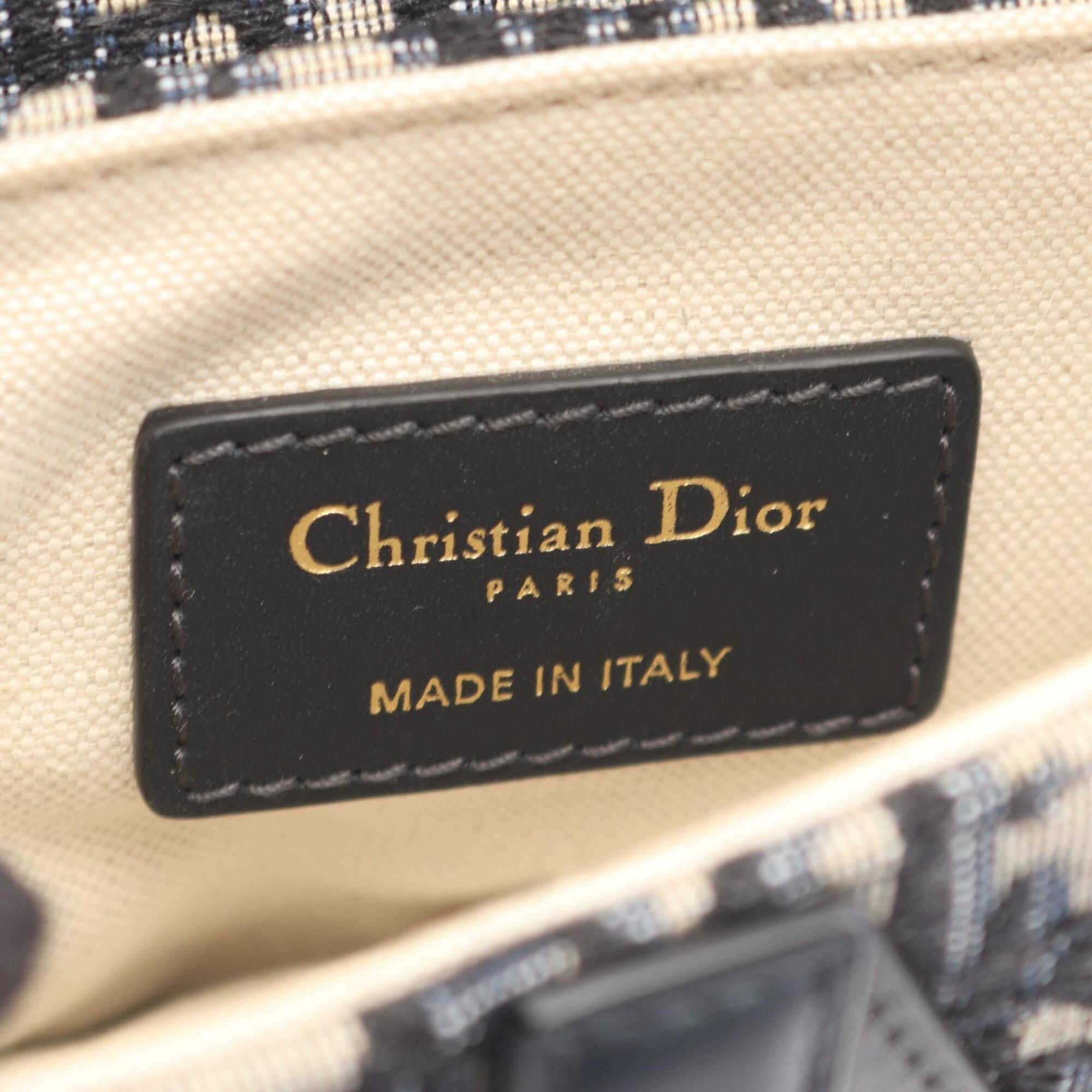 Canvas Leather Handbag Saddle Bag (Pre-Owned) - Christian Dior - Modalova