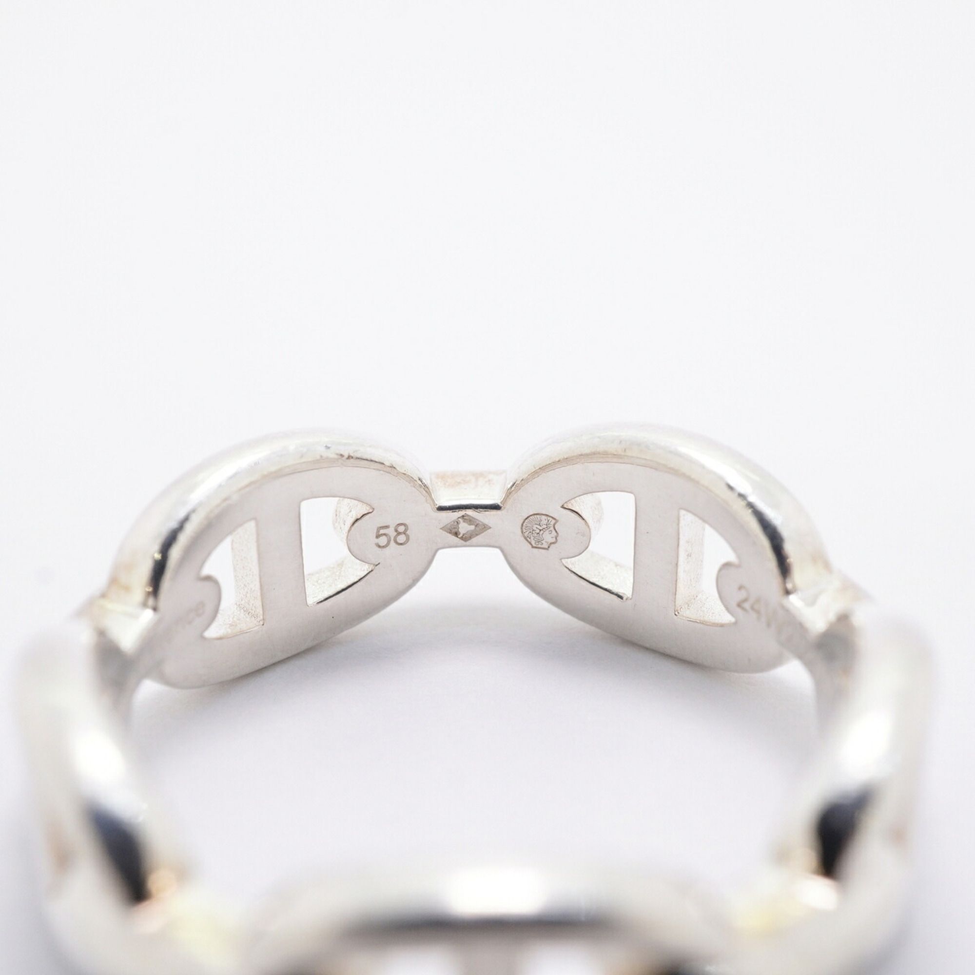 Silver 925 Band Ring (Pre-Owned) - Hermes - Modalova