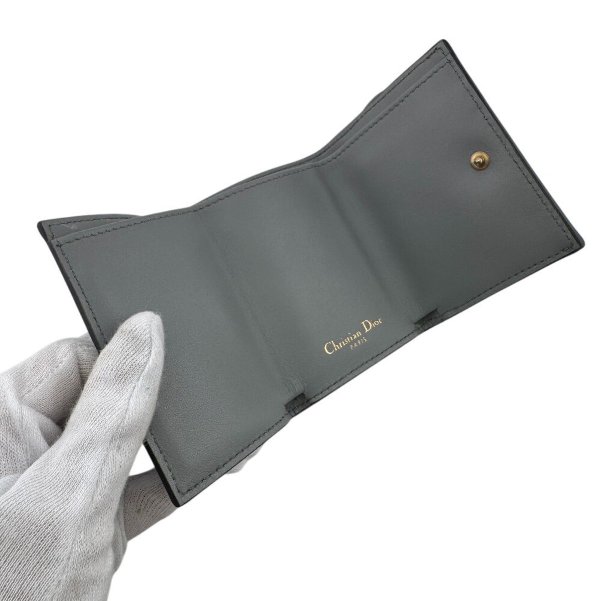 Leather Wallet (Tri-Fold) (Pre-Owned) - Christian Dior - Modalova